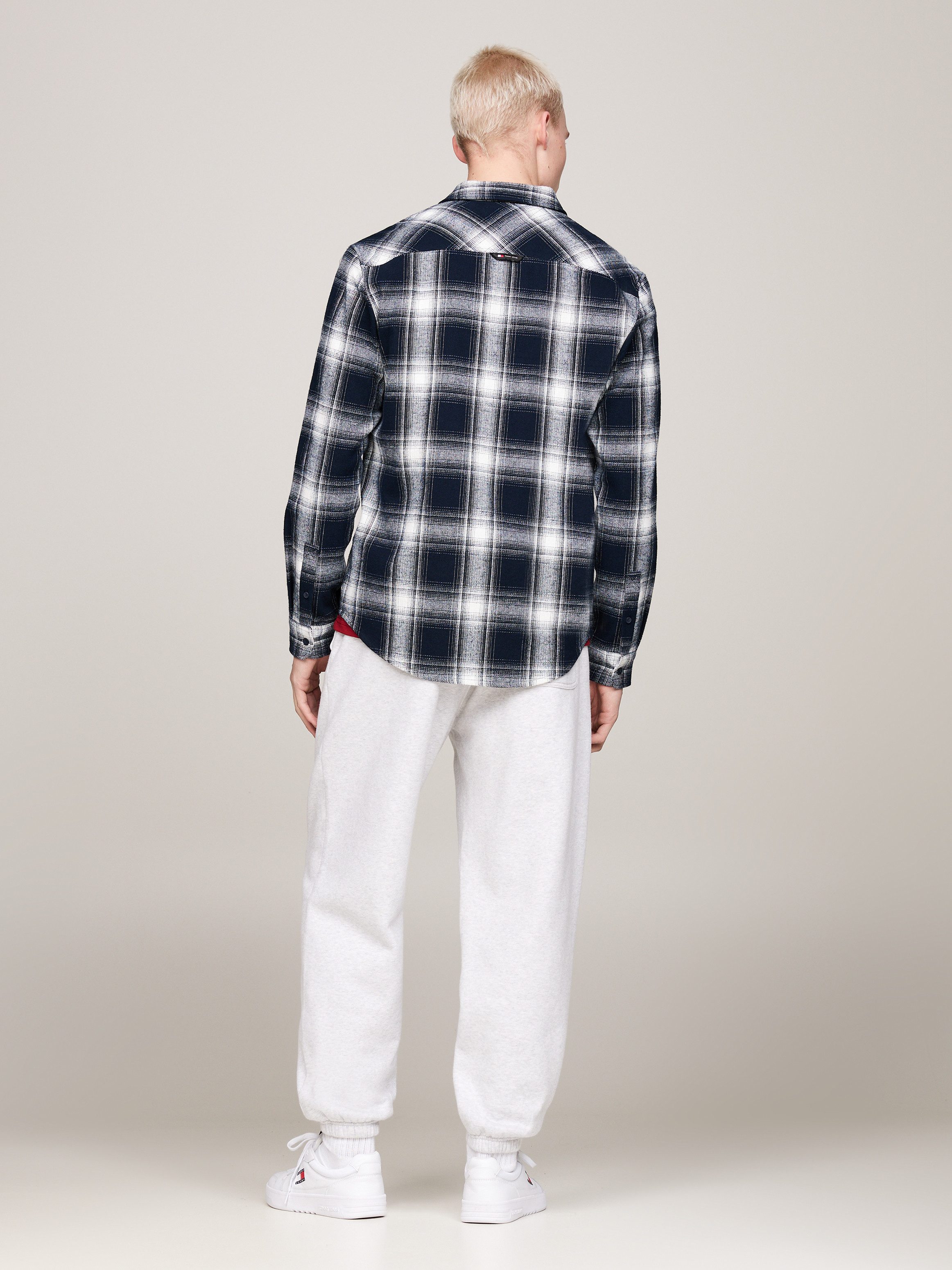 TOMMY JEANS Overhemd met lange mouwen TJM REG CHECK FLANNEL SHIRT EXT