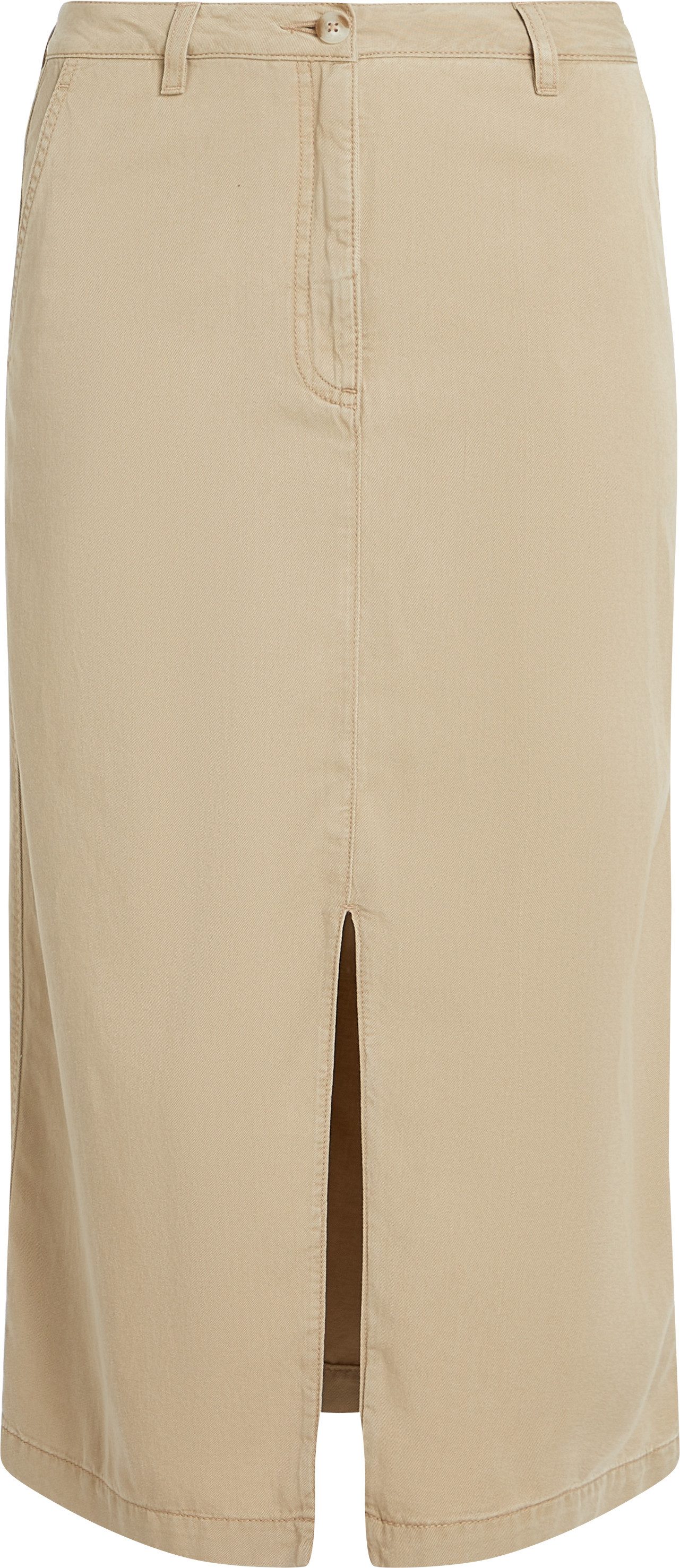 Tommy Hilfiger Geweven rok CO TENCEL MIDI SKIRT
