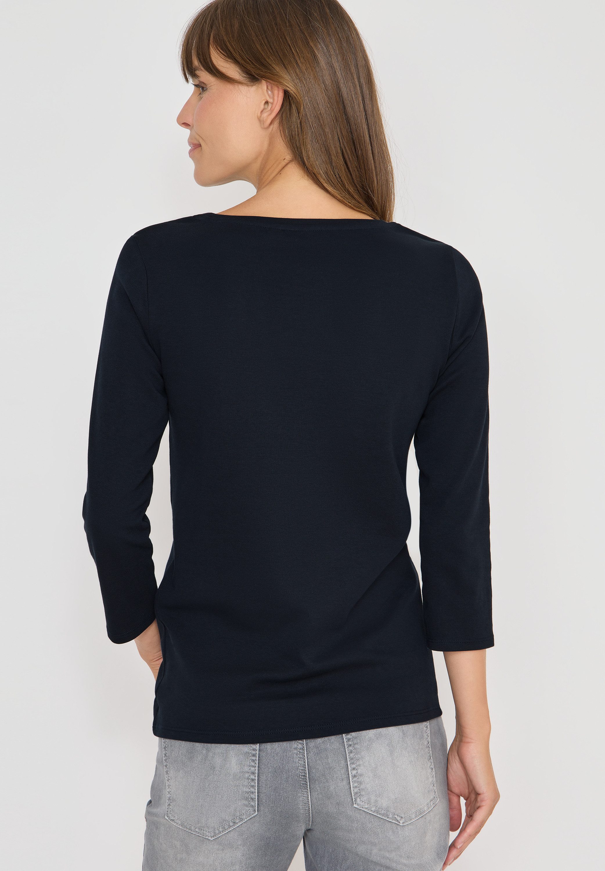 Cecil Shirt met 3/4 mouwen met boothals