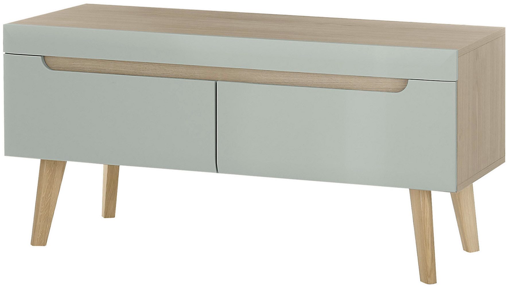 INOSIGN Tv-meubel Torge, TV-kast, TV-kommode, televisiekast, TV-bord afgeschuinde poten, drie kleuren, scandi design, 107 cm breed (1 stuk)