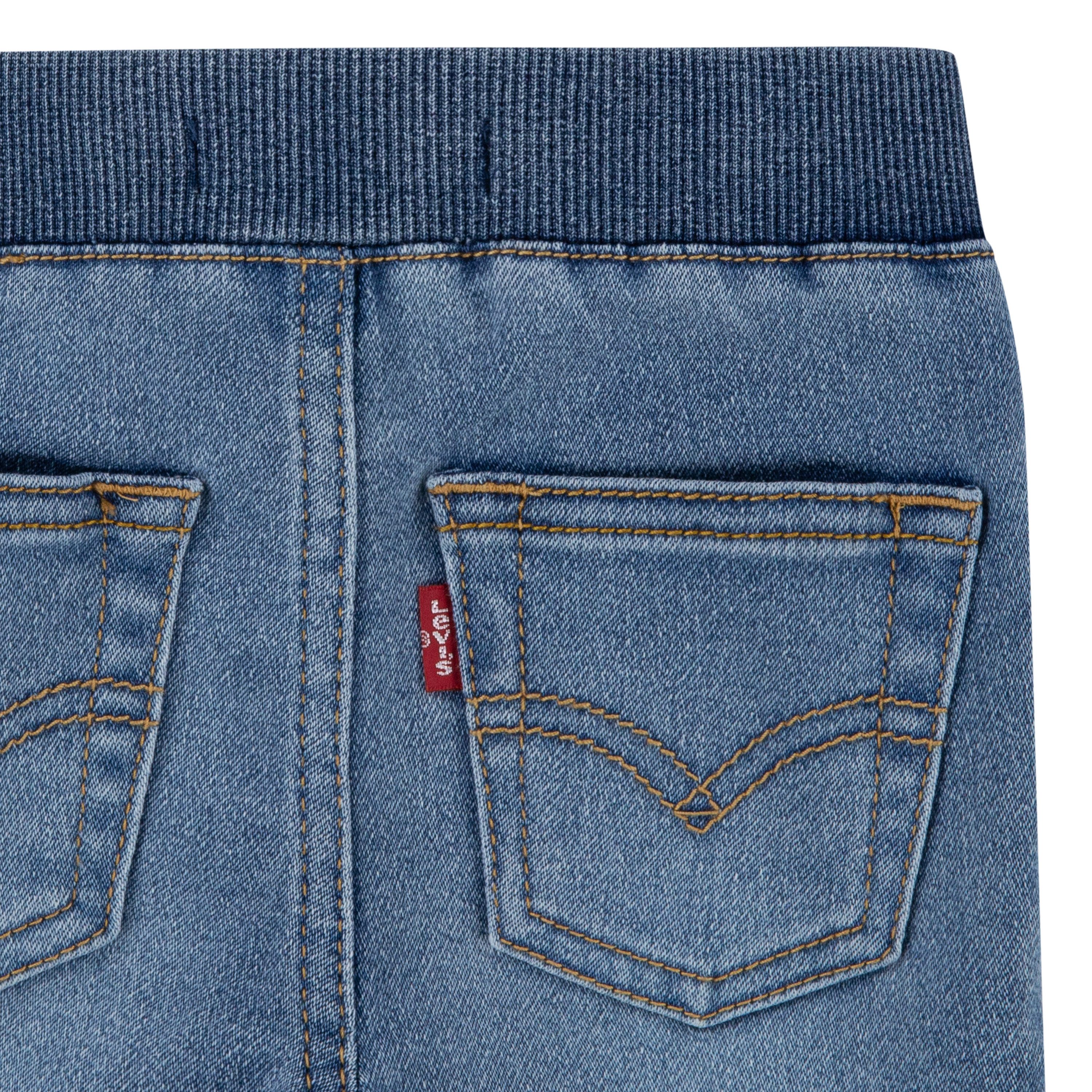 Levi's Kidswear Shirt met print en jeansshorts, voor jongens (set, 2-delig)