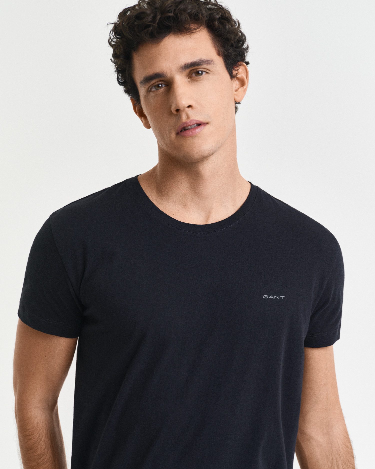 Gant Shirt met korte mouwen C-NECK T-SHIRT 2-PACK