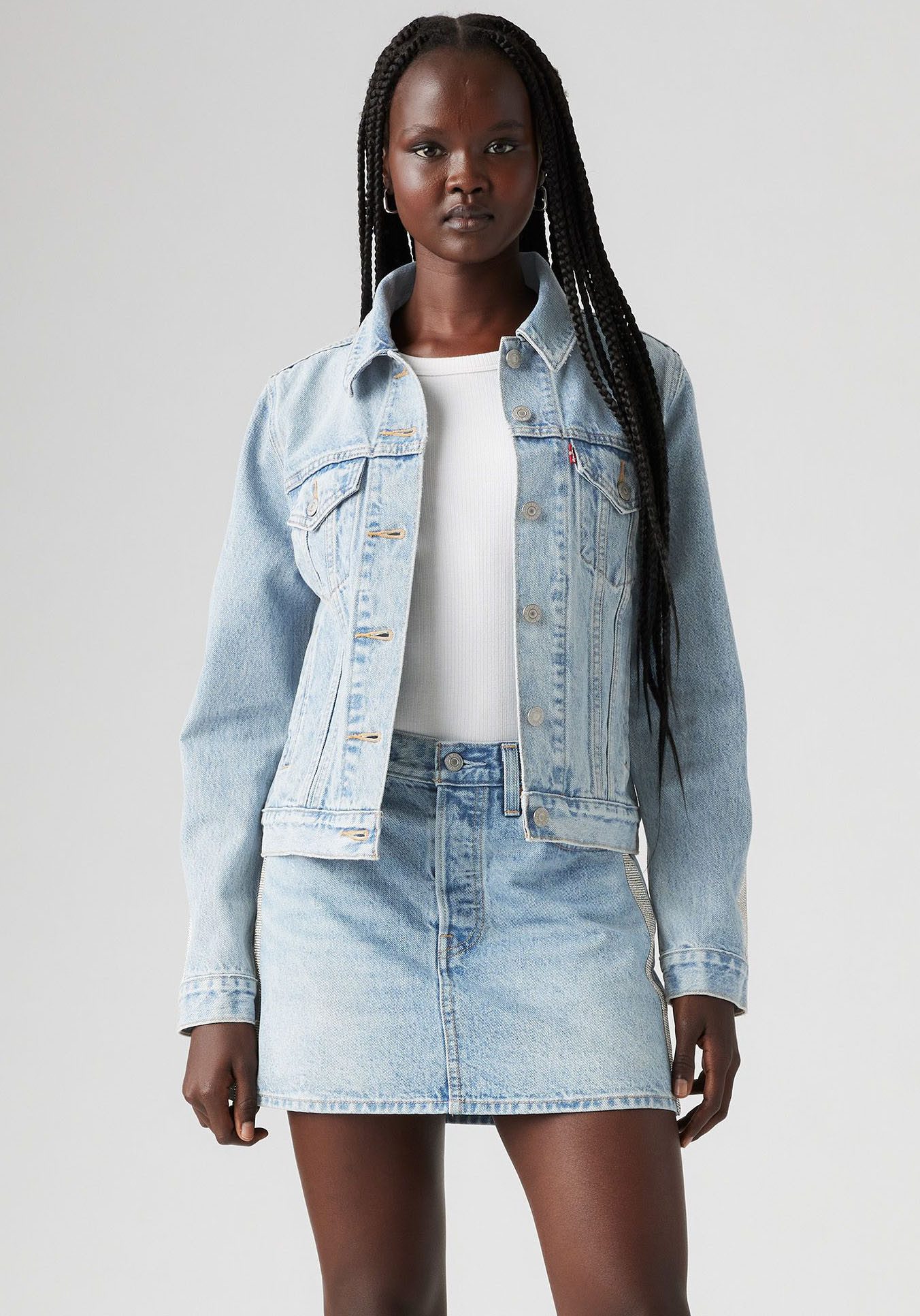 Levi's® Jeansjack ORIGINAL TRUCKE met glinsterende details op de mouwen