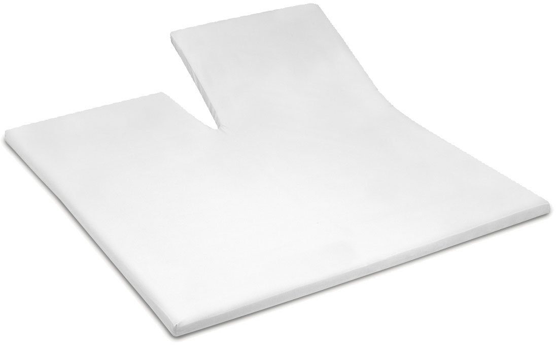 Cinderella Hoeslaken Basic Split met elastiek (1 stuk) hoeslakens maat 200 cm x 200 cm wit