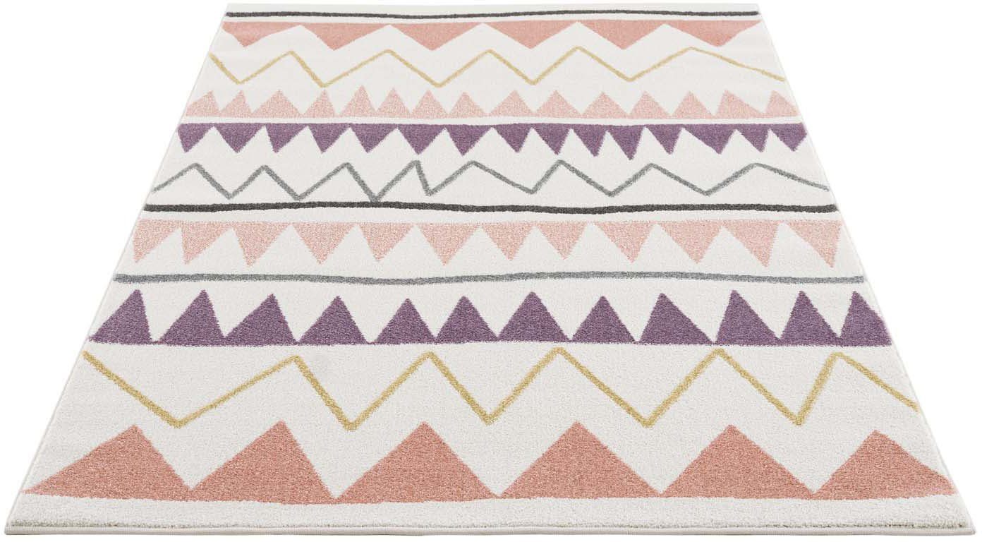 Carpet City Kindervloerkleed Anime9382 Speelkleed, zigzag, zachte pool, gemakkelijk in onderhoud, kinderkamer