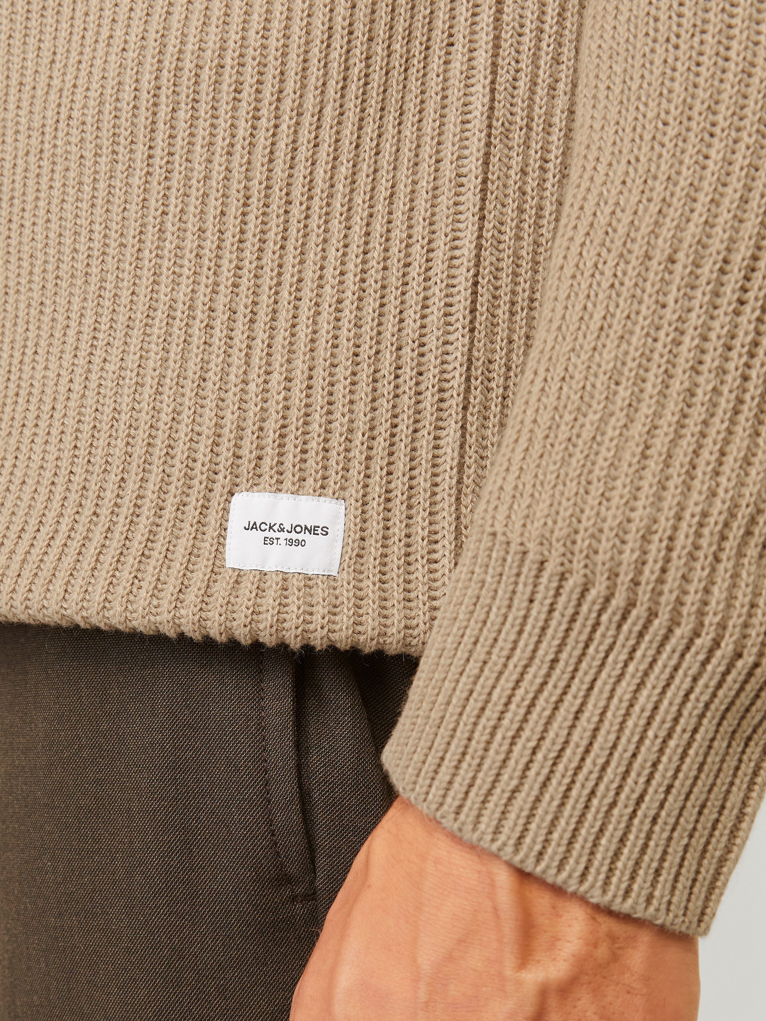 Jack & Jones Trui met ronde hals JJPANNEL KNIT CREW NECK AW24