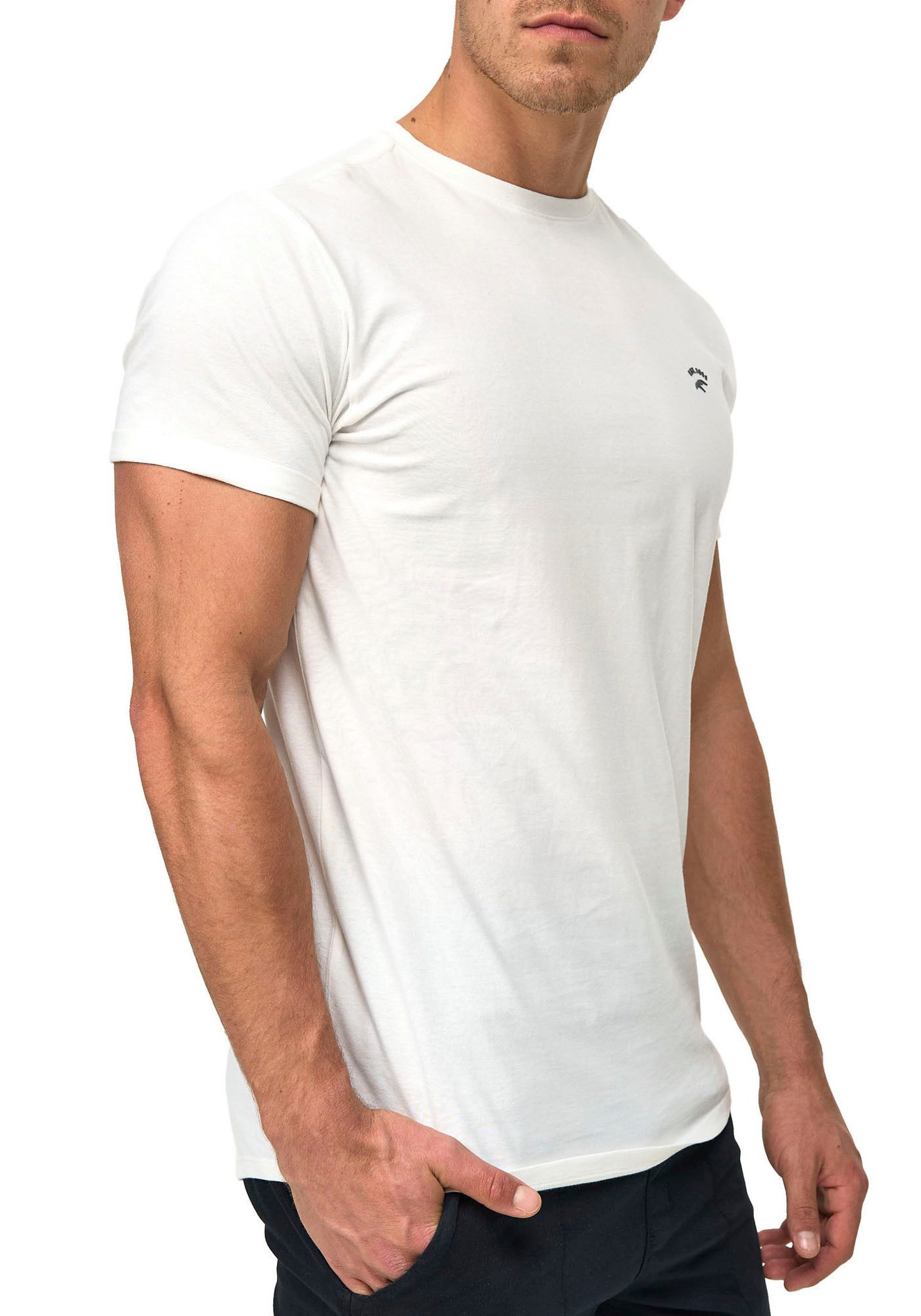 Indicode Shirt met ronde hals INKloge