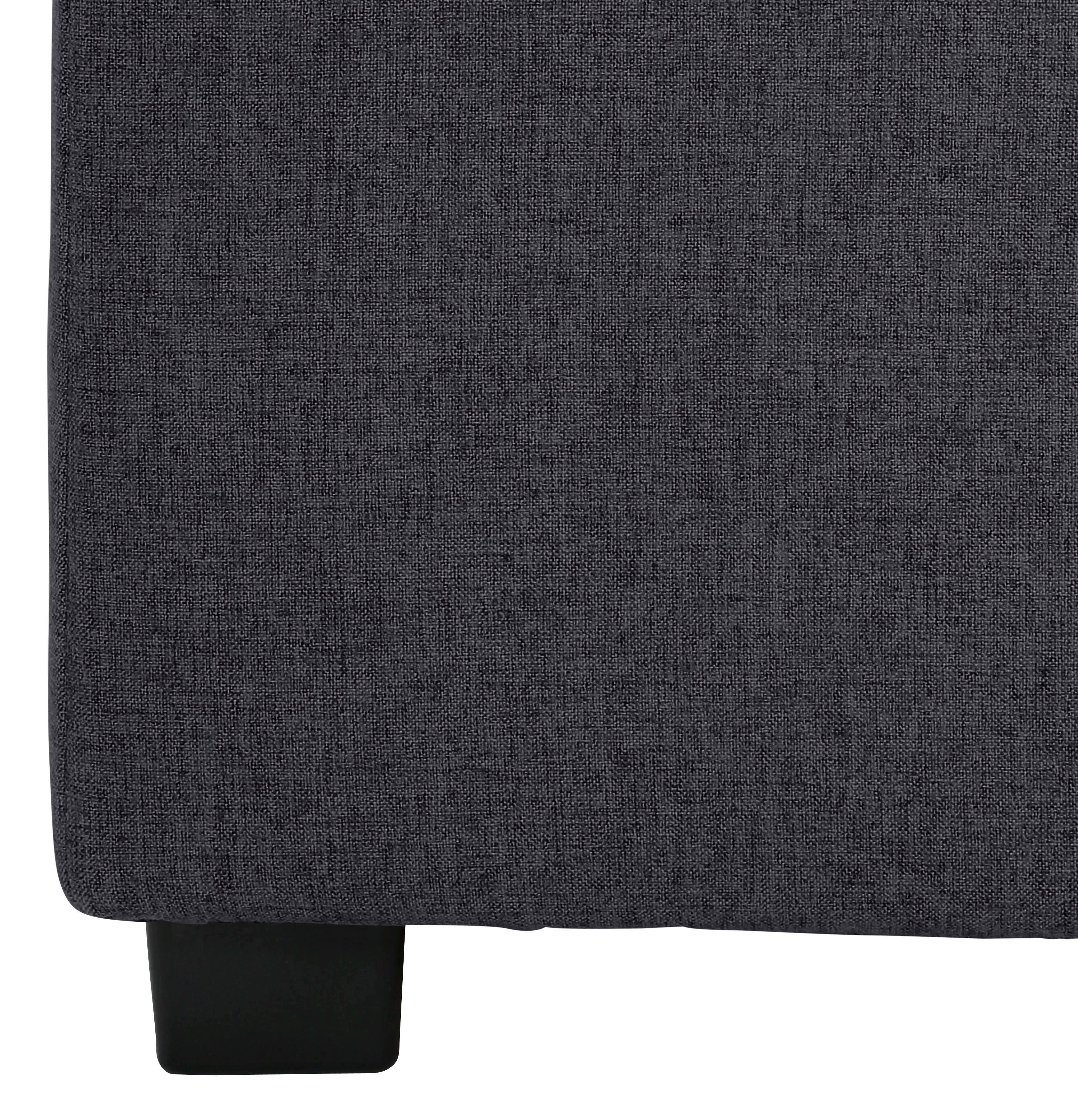 Lüttenhütt Gestoffeerd bed Endres met bedkist, naar keuze zonder matras/lattenbodem of incl. matras