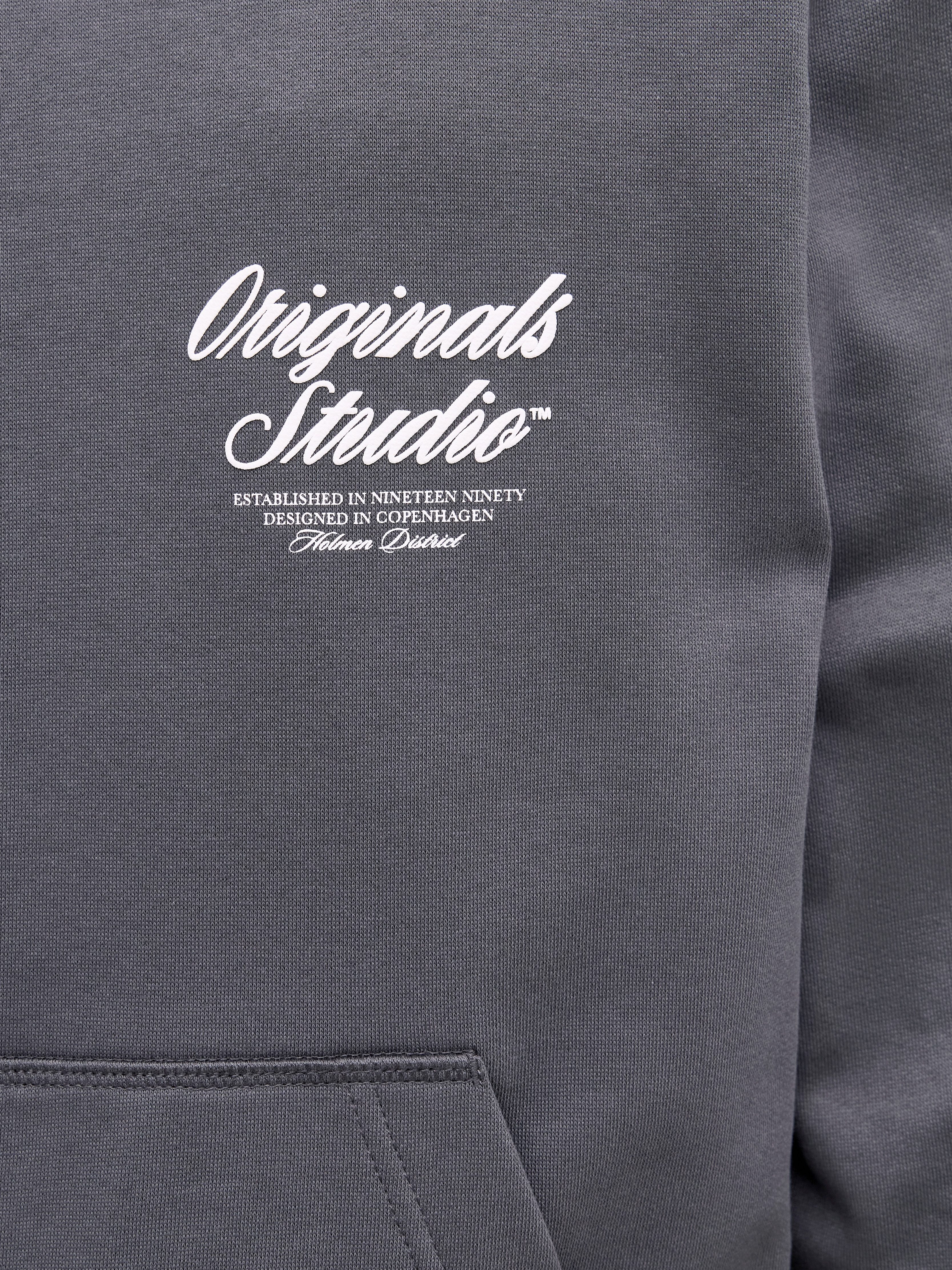 Jack & Jones PlusSize Hoodie JORNORREBRO TYPO BACK SWEAT HOOD PLS