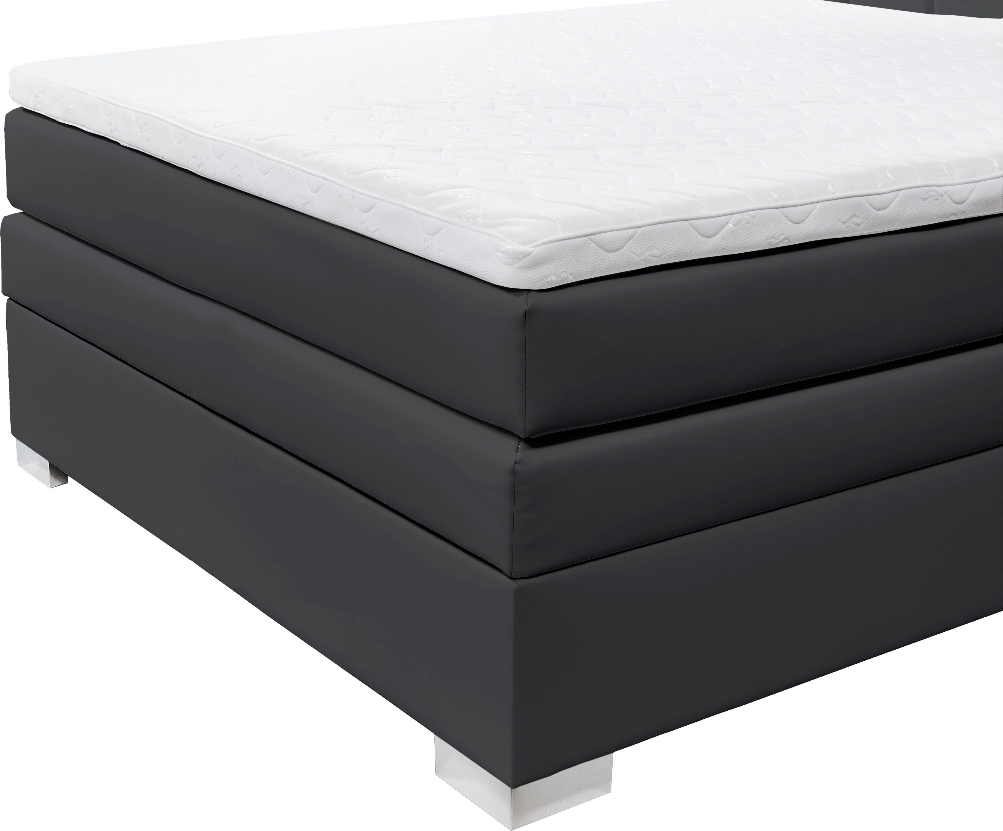 INOSIGN Boxspring Airdrie inclusief bedkist en topper