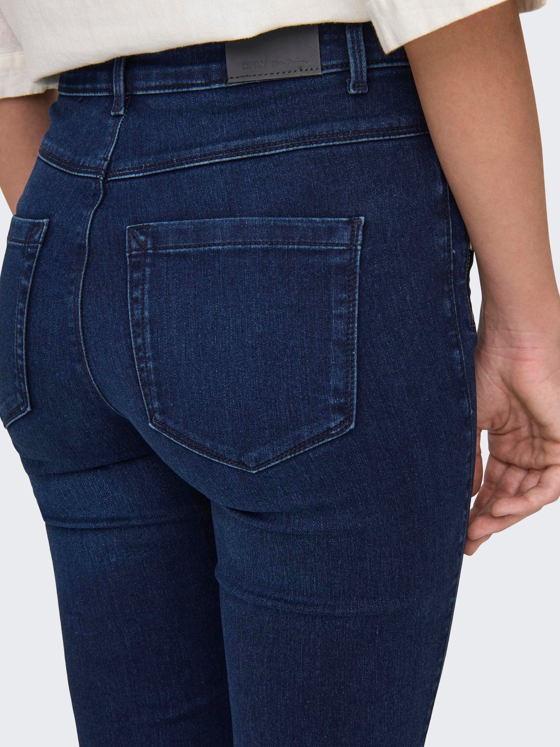 Only High-waist jeans ONLROYAL HW SK ZIP POC DNM PIM