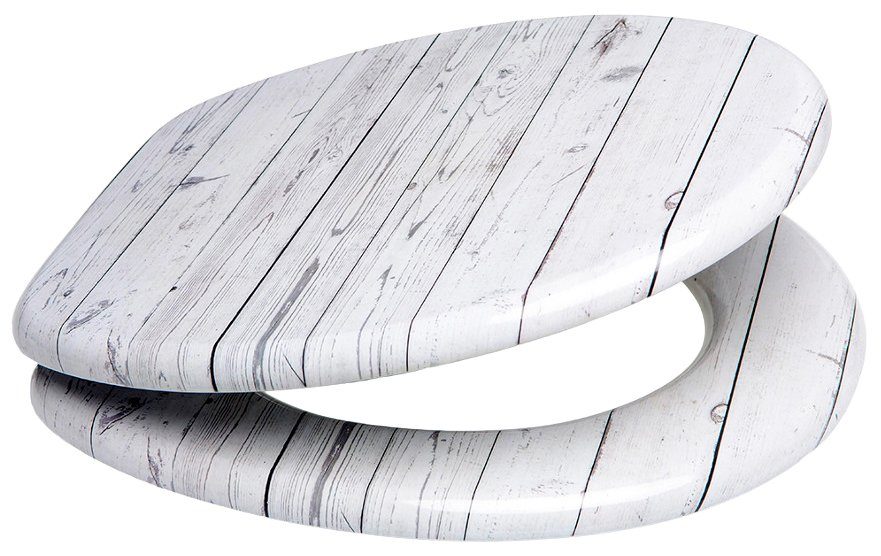 Sanilo Toiletzitting Timber met soft-closemechanisme
