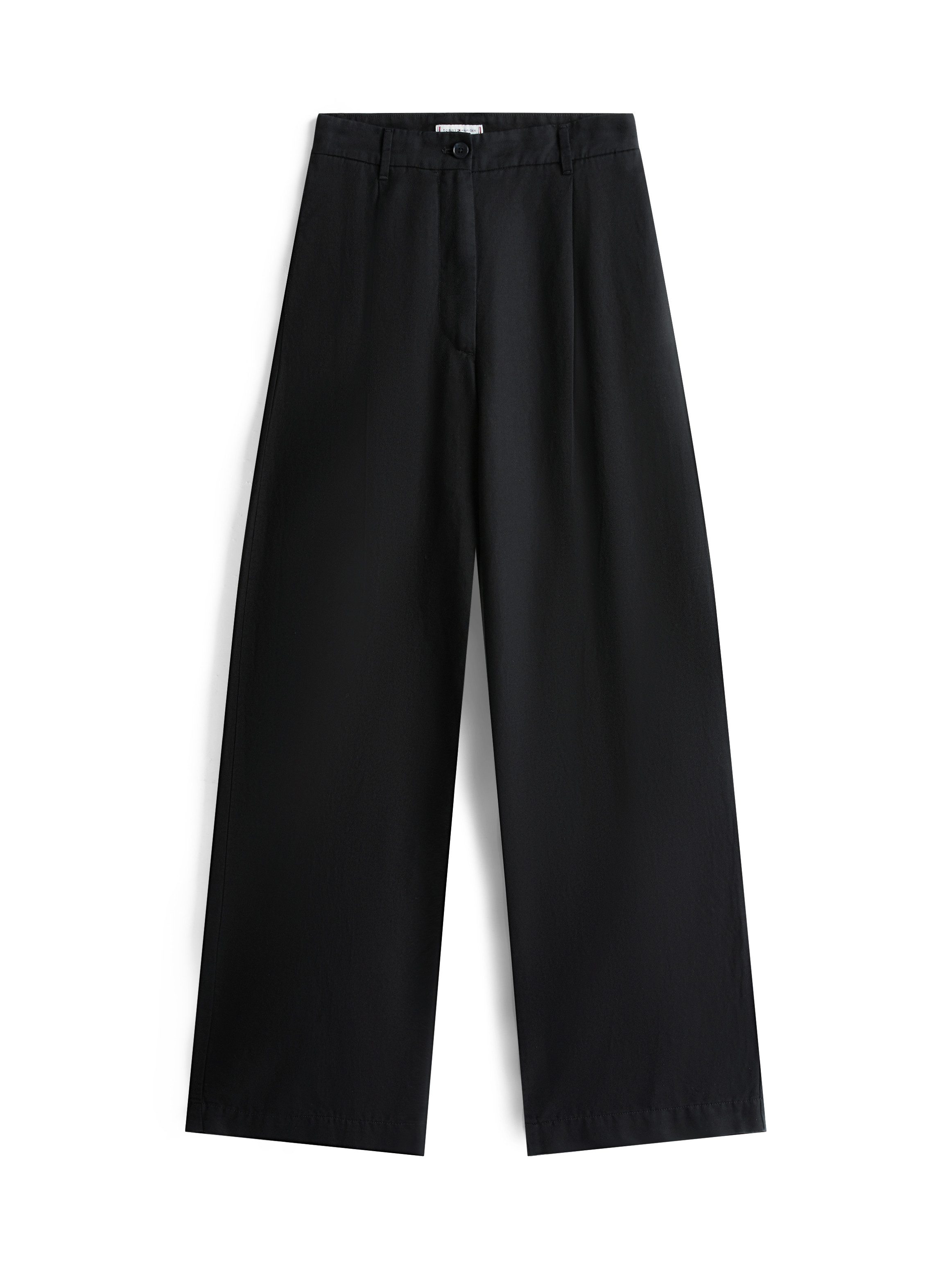 Tommy Hilfiger Geweven broek TENCEL LINEN WIDE LEG PANT