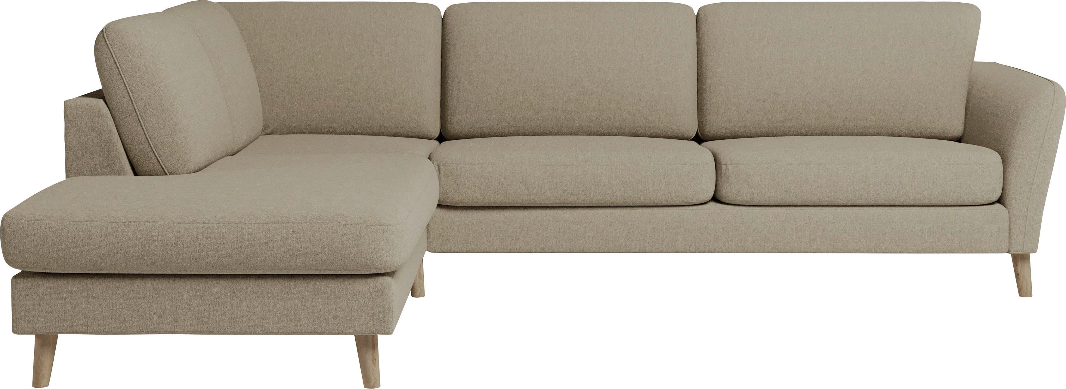 Home affaire Hoekbank MARSEILLE 278/202 cm, L-vorm, ottoman rechts/links, verschillende bekledingen