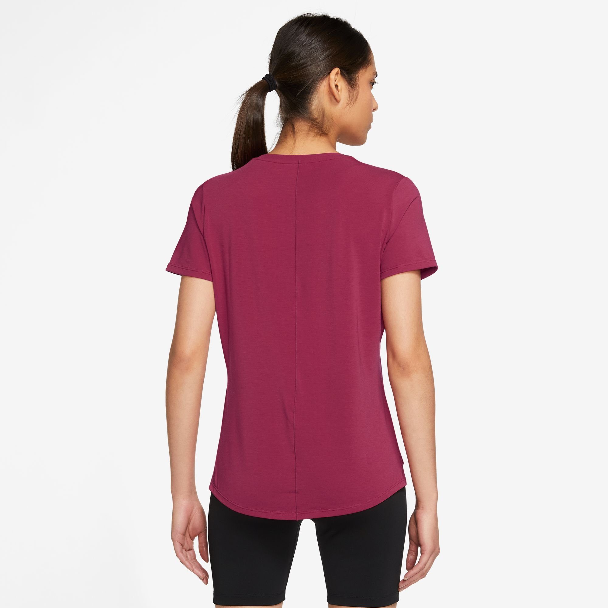 Nike Trainingsshirt Dri-FIT UV One Luxe Women's Standard Fit Short-Sleeve Top