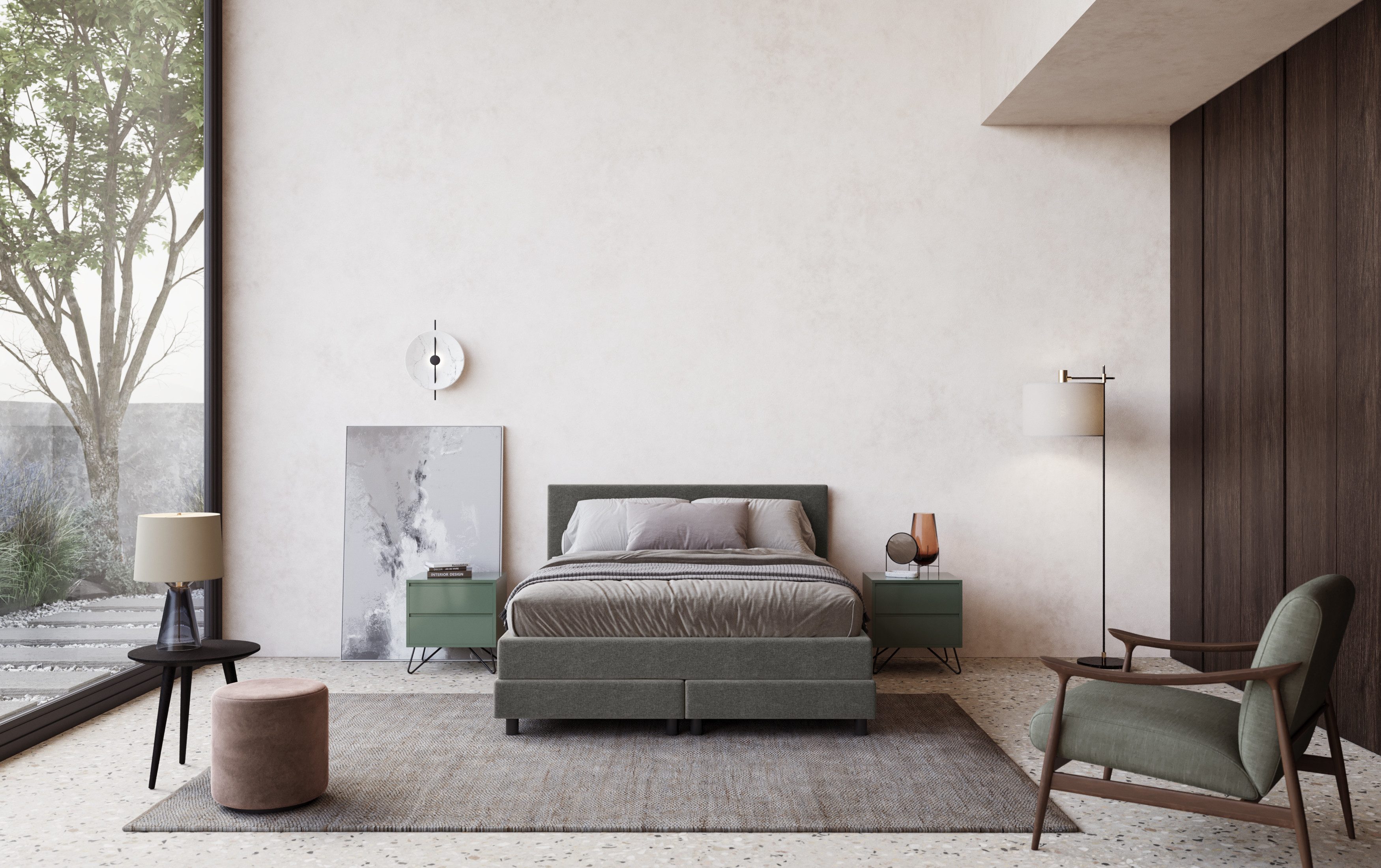 COTTA Boxspring Andorra incl. topper, verkrijgbaar in verschillende breedtes
