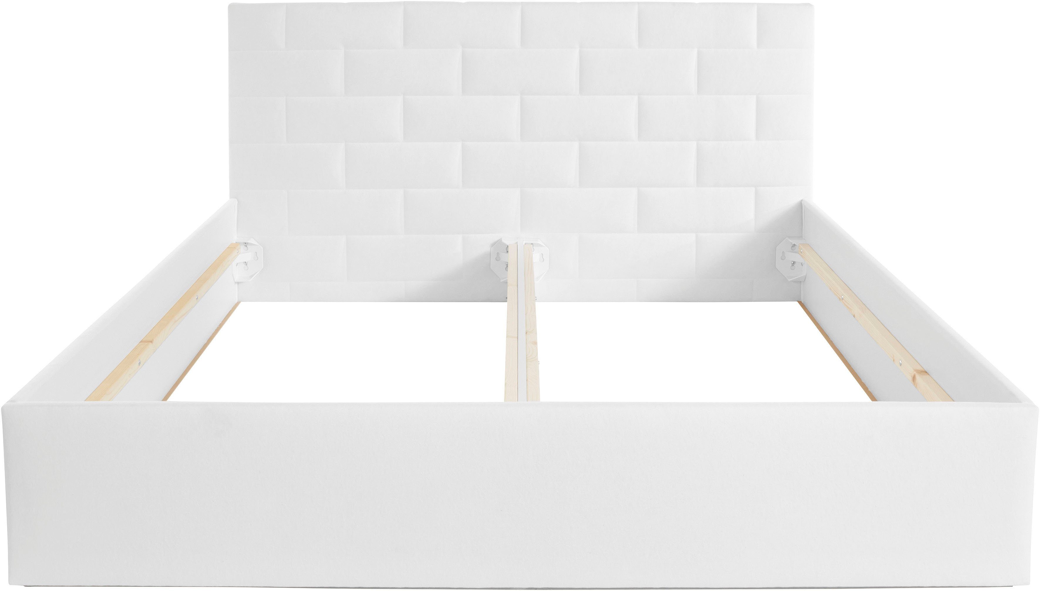 Westfalia Polsterbetten Gestoffeerd bed met bedkist bij uitvoering met matras