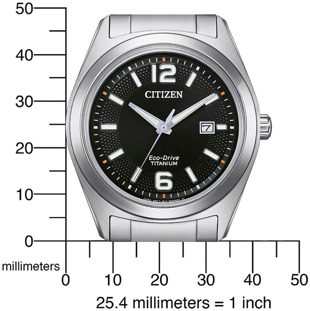 Citizen Solarhorloge AW1641-81L Polshorloge, herenhorloge, titanium, datum