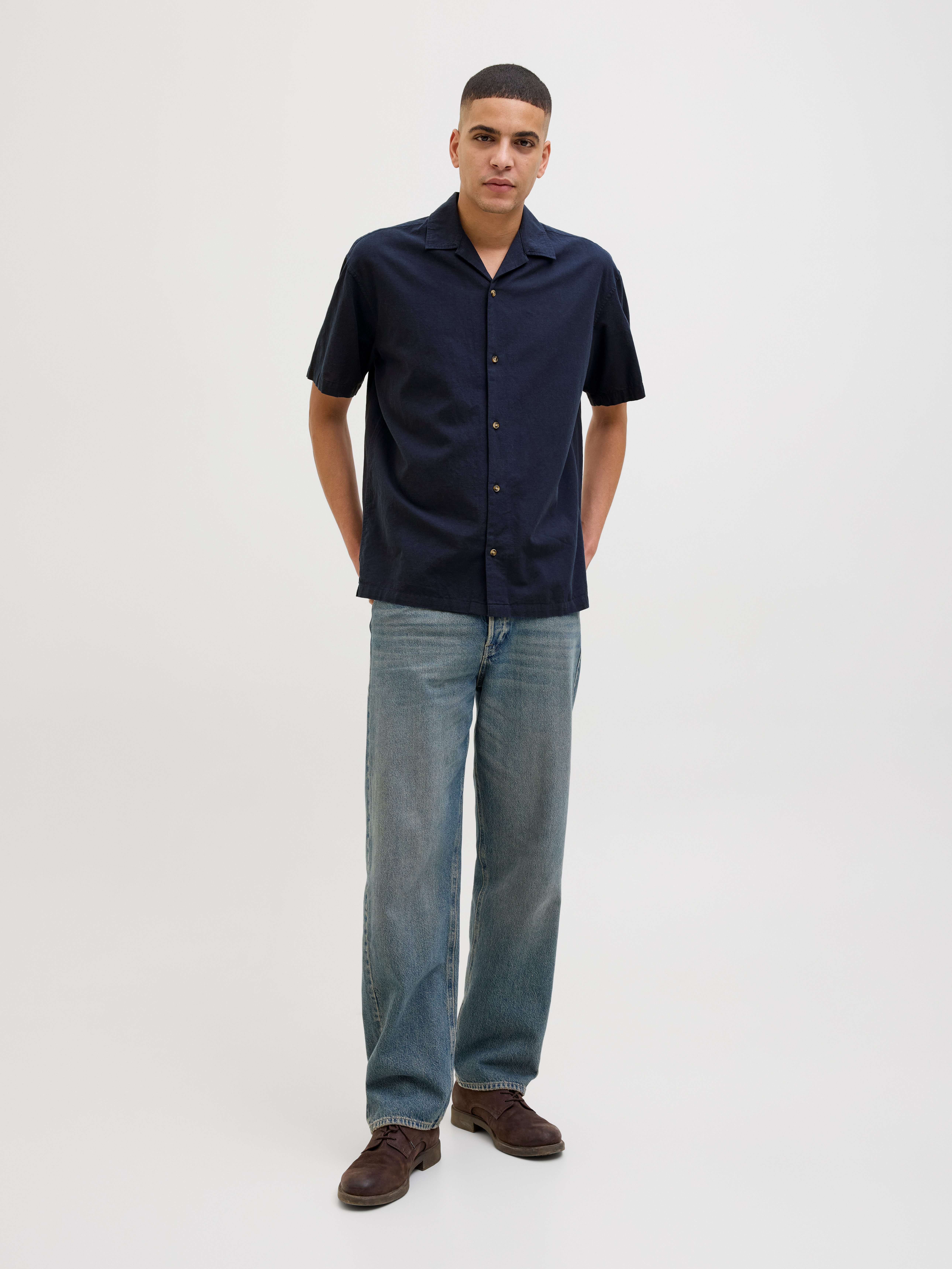 Jack & Jones Overhemd met korte mouwen JJESUMMER RESORT SHIRT SS SN