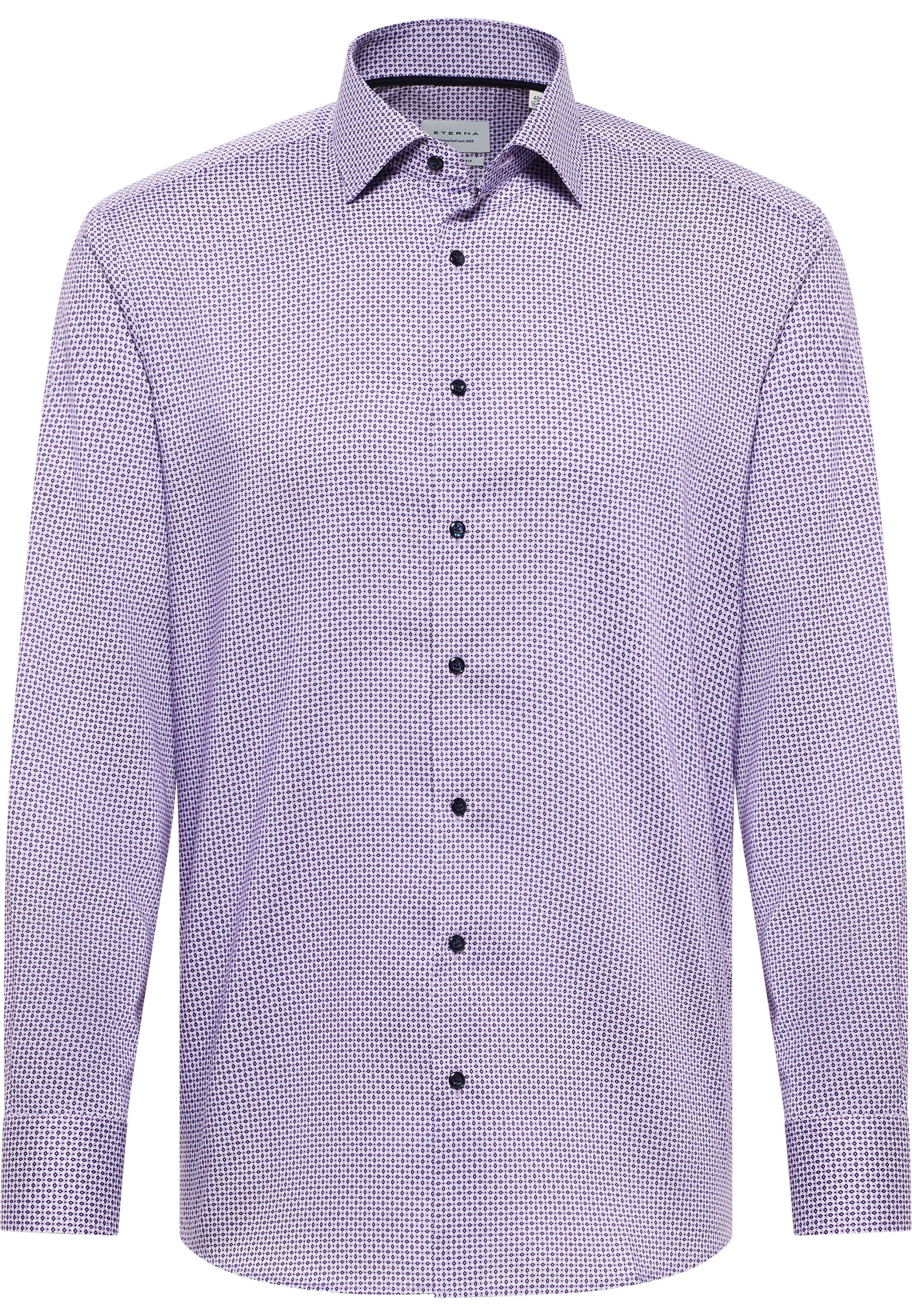 Eterna Overhemd met lange mouwen MODERN FIT NON IRON (strijkvrij)
