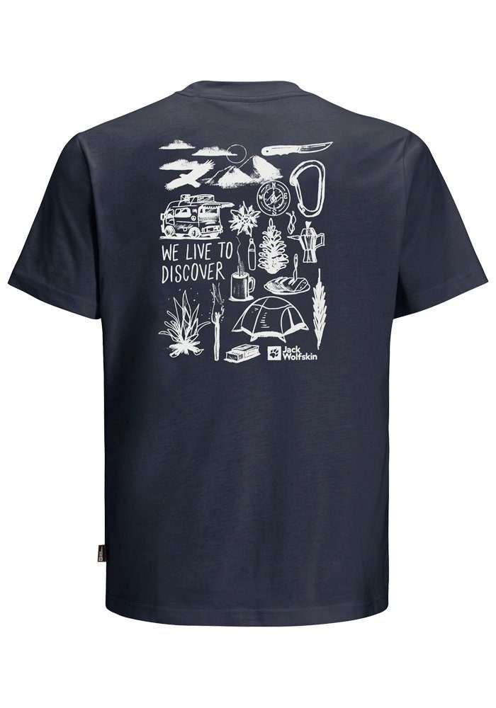 Jack Wolfskin T-shirt DISCOVER T M
