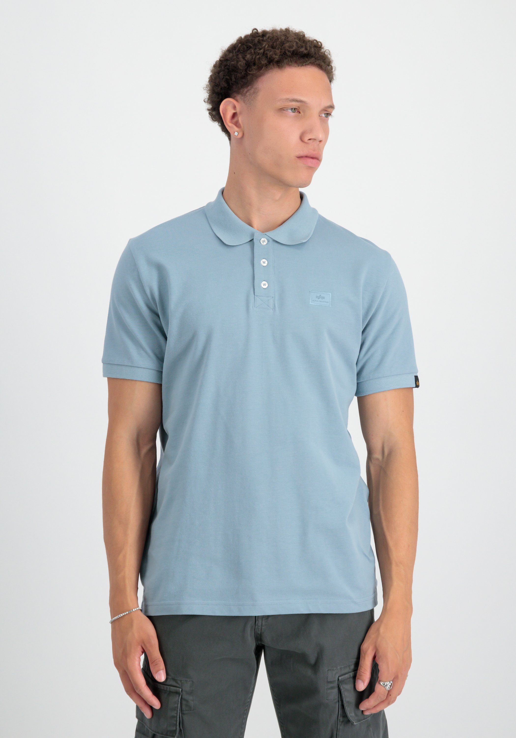 Alpha Industries Poloshirt Alpha Industries Men - Polo Shirts X-Fit Polo heren t-shirts maat 2XL grijs