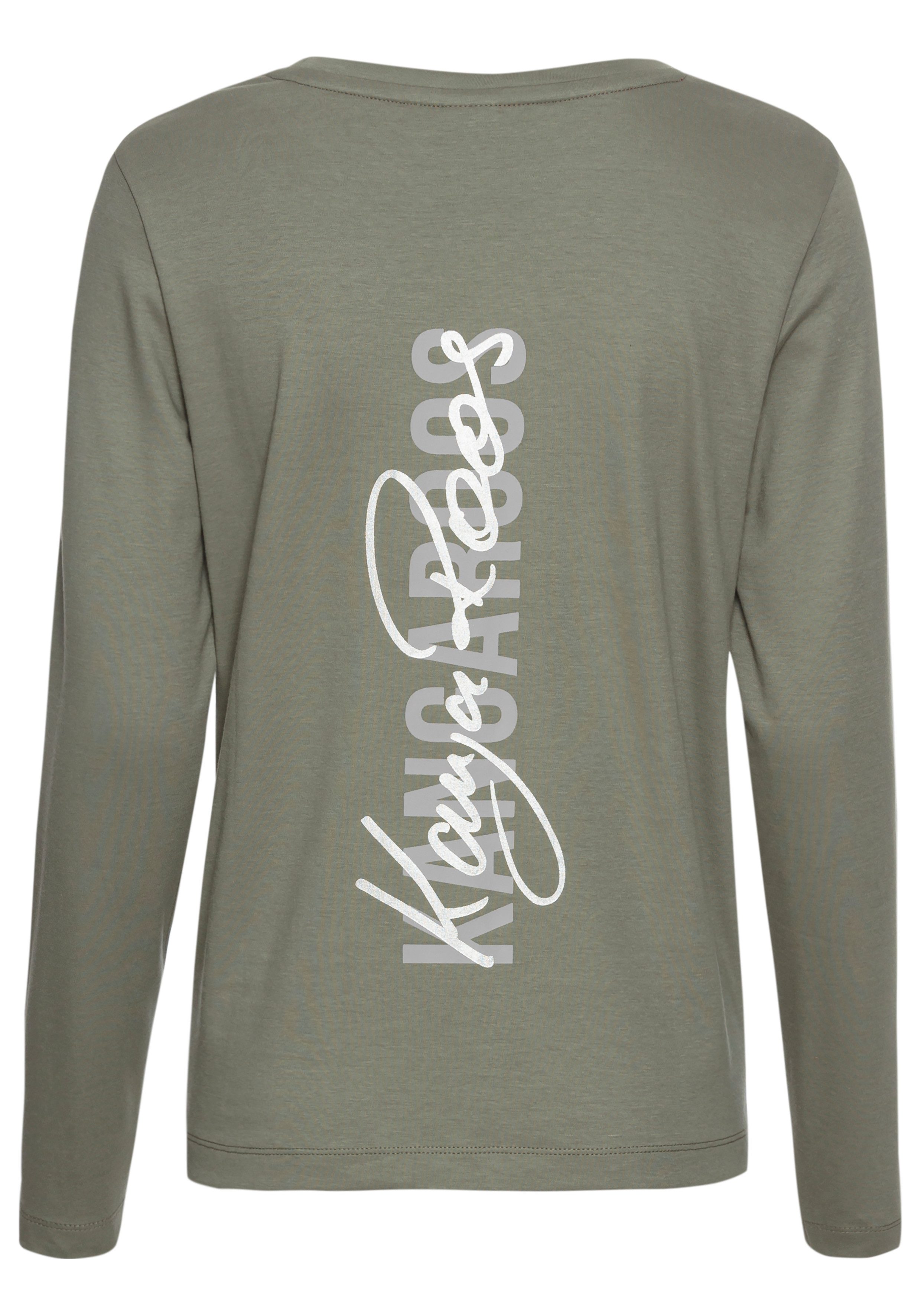 KangaROOS Sweatshirt met print op de achterkant
