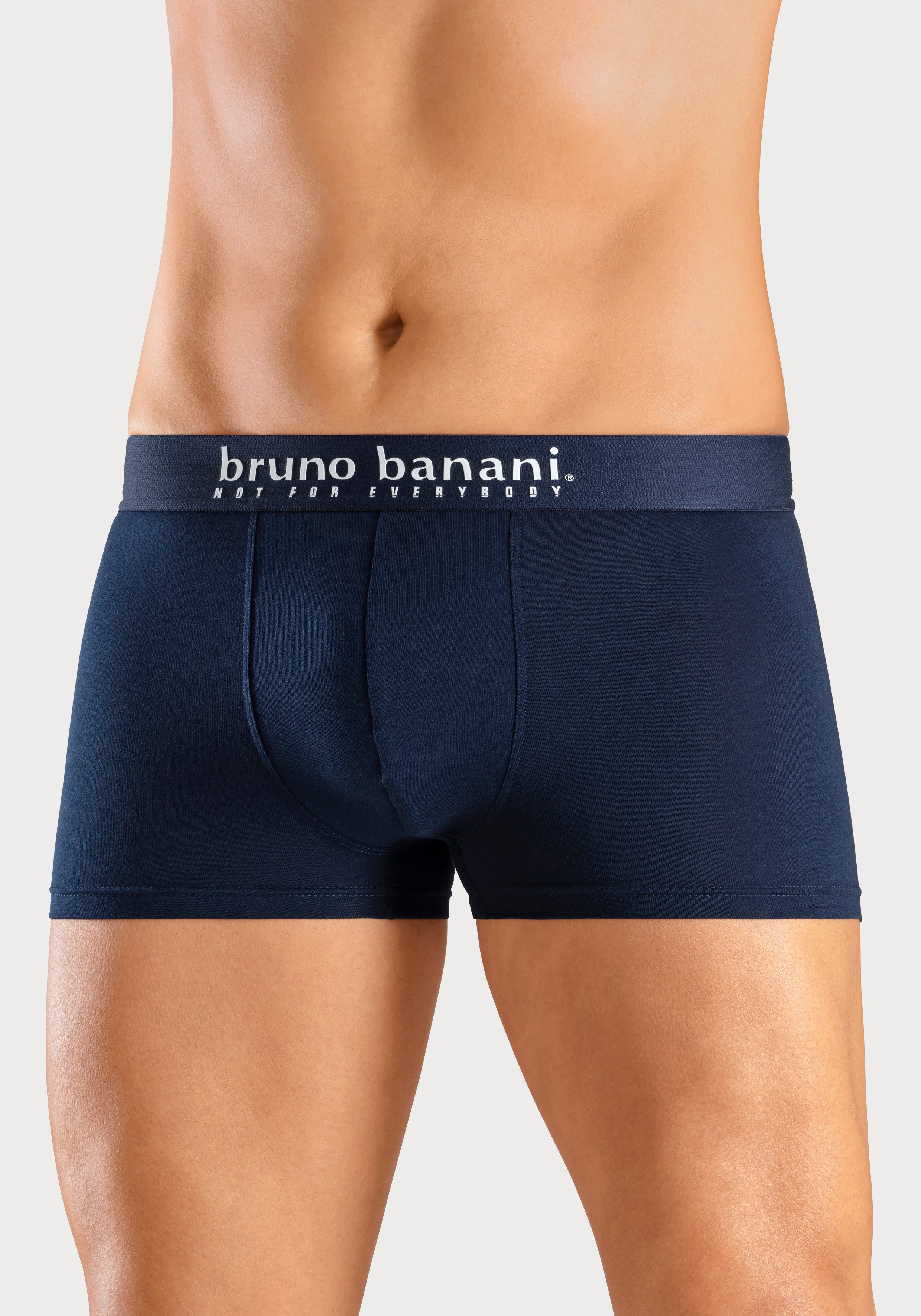 Bruno Banani Boxershort voor heren met palmprint en effen van katoenmix (4 stuks Set van 4)