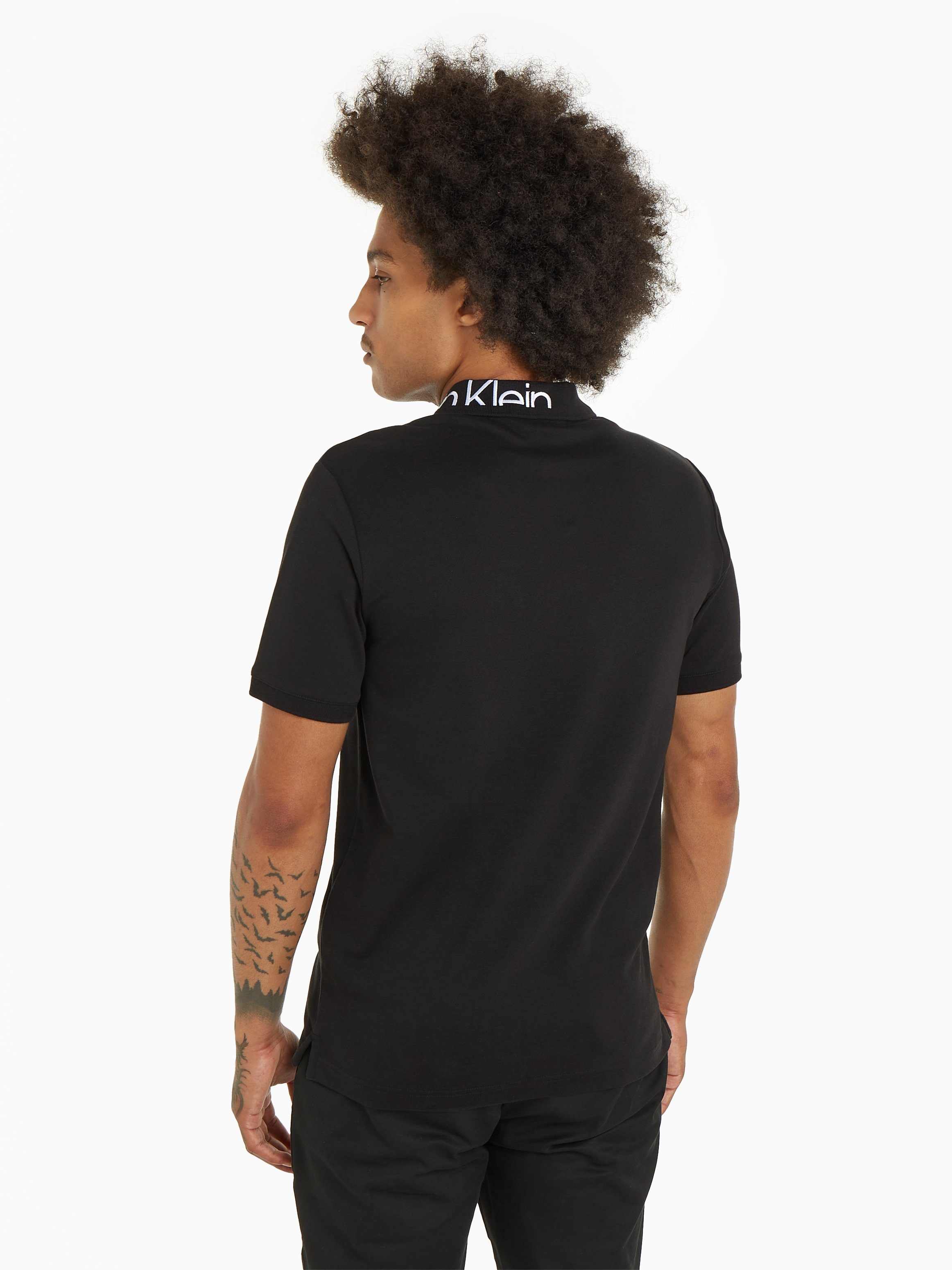 Calvin Klein Poloshirt STRETCH PIQUE EMBROID LOGO POLO