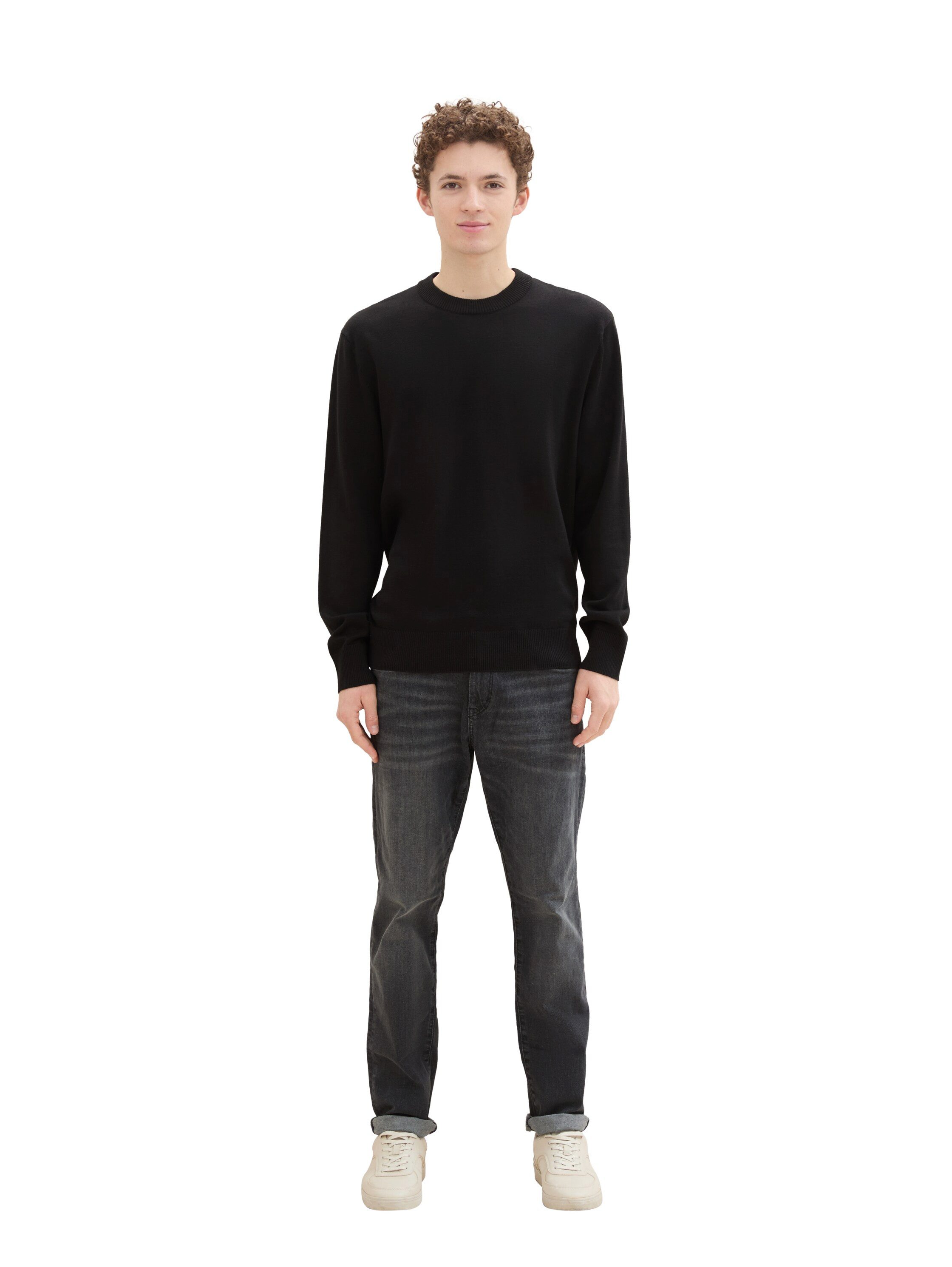 Tom Tailor Denim Gebreide trui in gemêleerde look