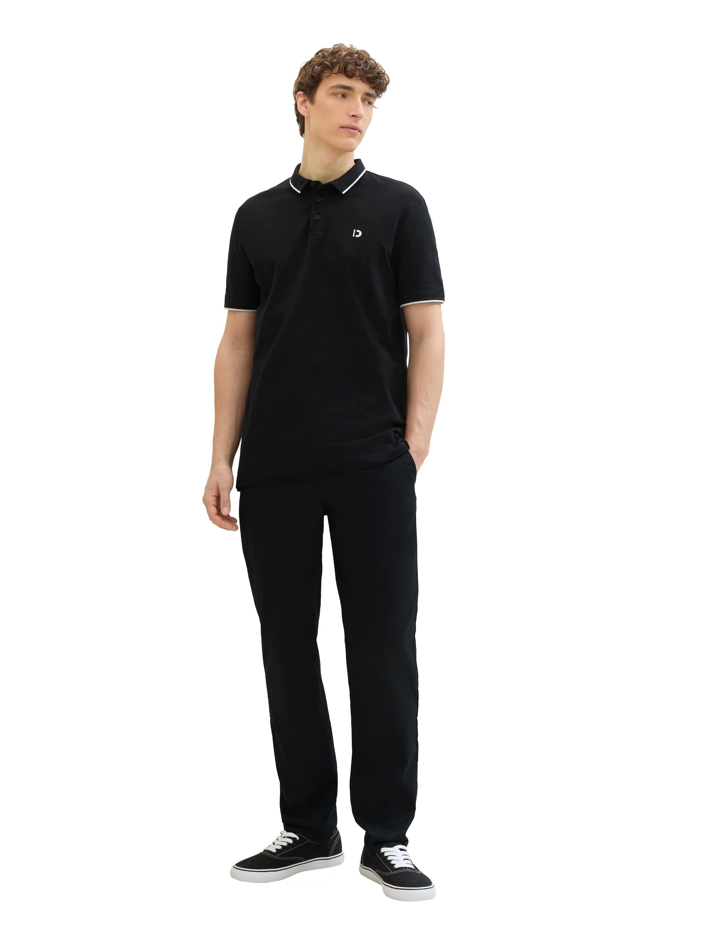 Tom Tailor Denim Chino met steekzakken opzij