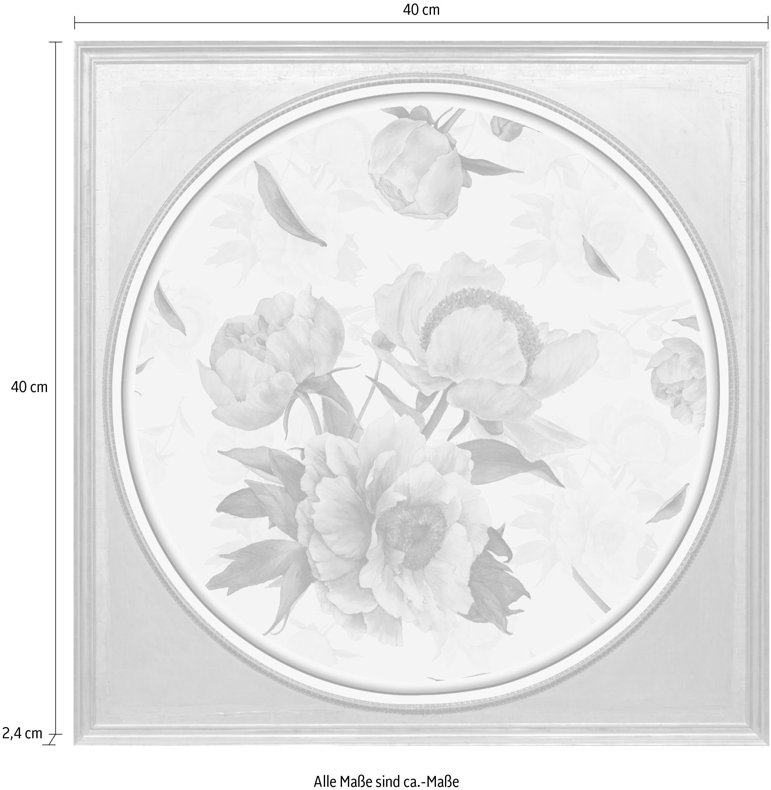 queence Artprint op acrylglas Bloemen Fine Art-print in galeriekwaliteit