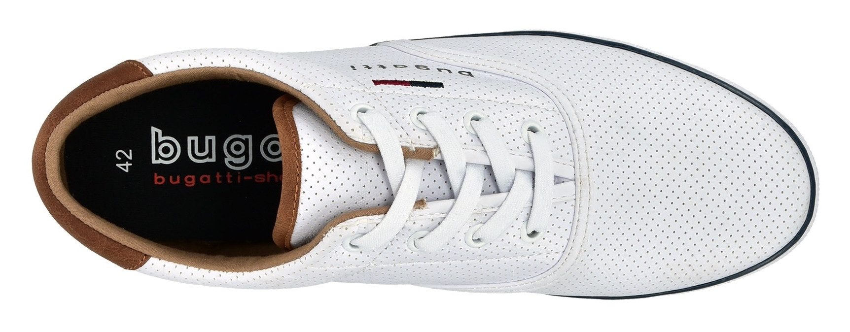 Bugatti Slip-on sneakers , vrijetijdsschoen, slipper, lage schoen met zijlogo