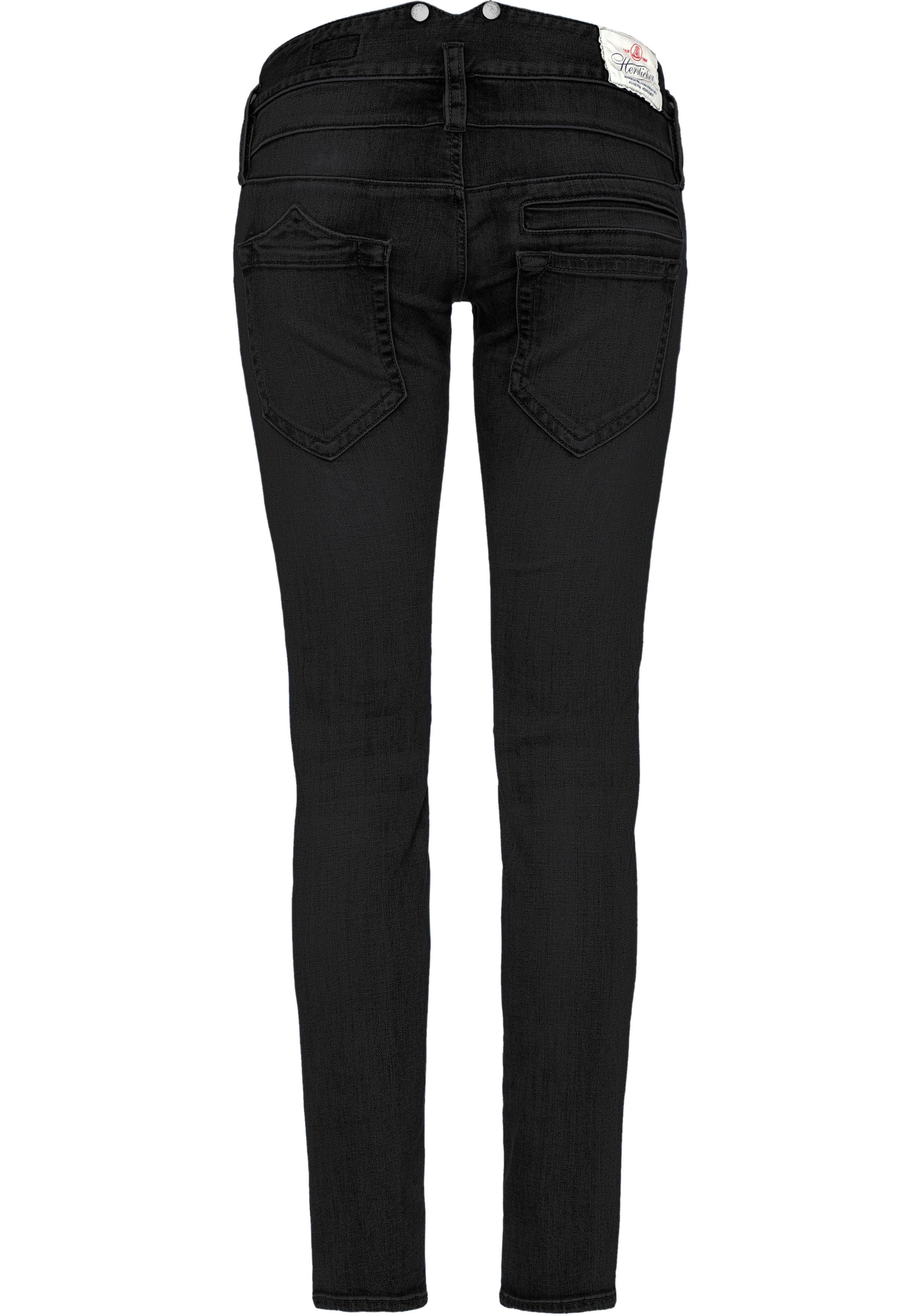 Herrlicher Skinny jeans PITCH SLIM REUSED DENIM Low waist met licht push-upeffect