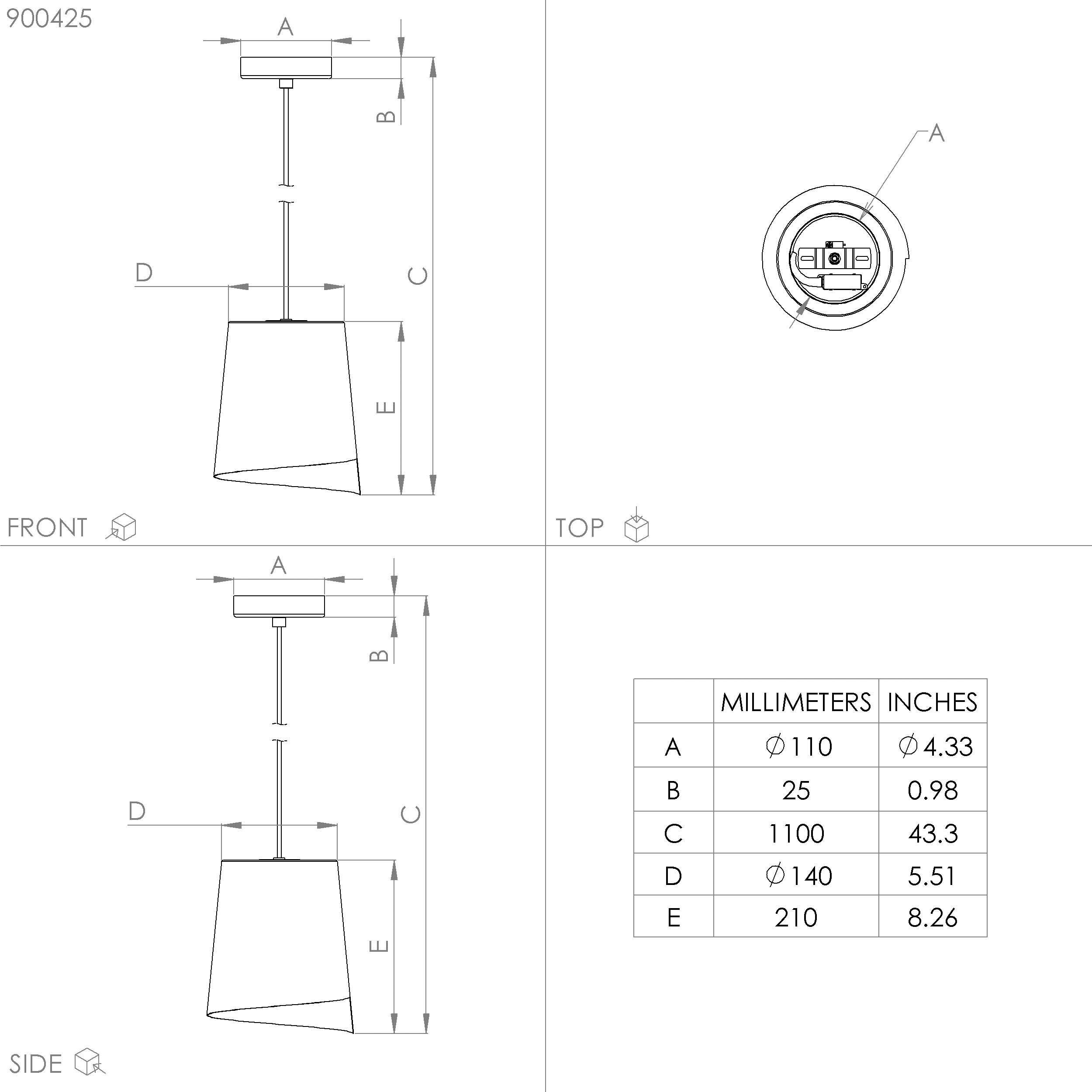 EGLO Hanglamp Bolivia Hanglamp in zwart van staal - excl. E27 - 40W (1 stuk)