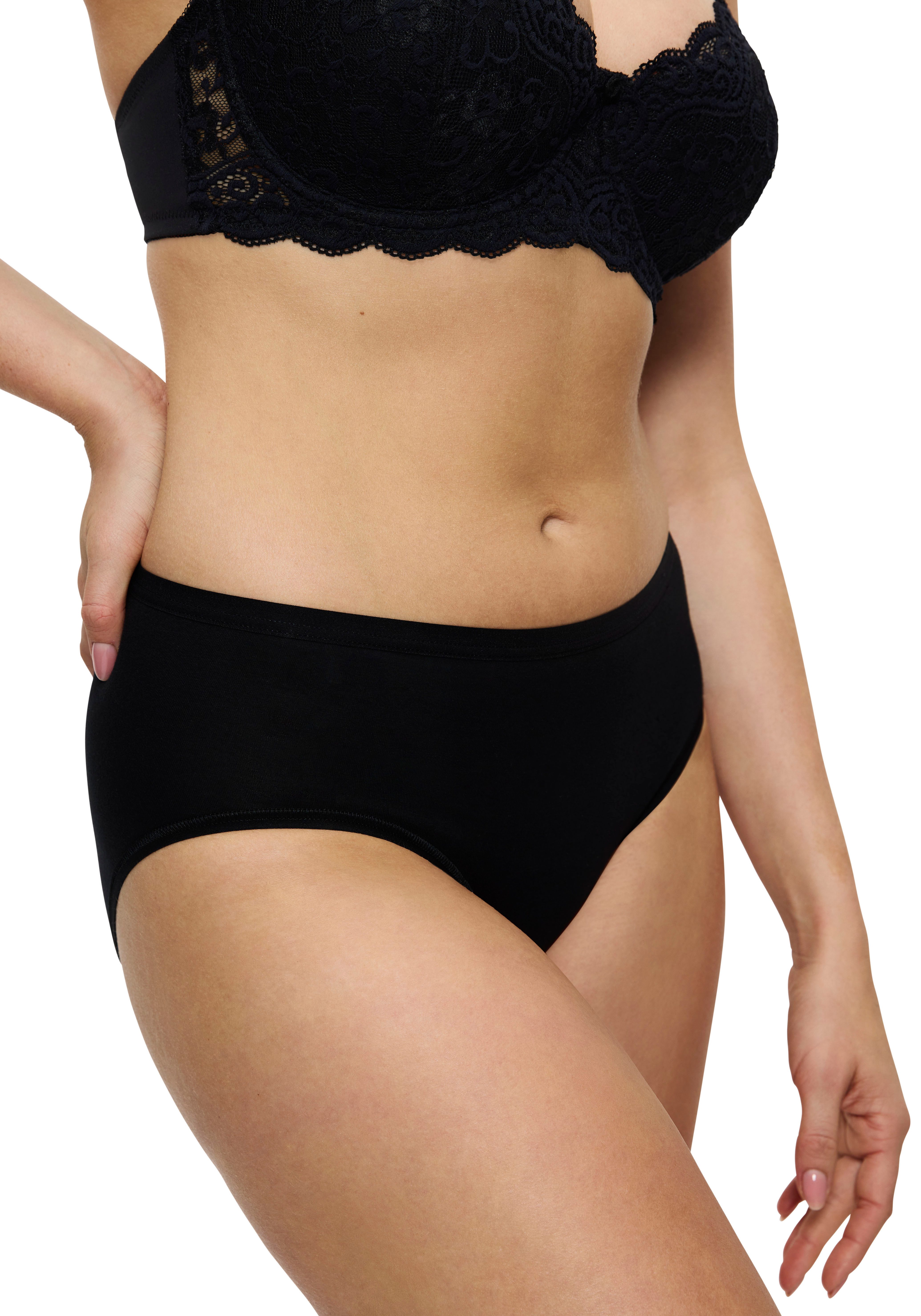 Triumph Midislip Sense Of Cotton zacht, zonder zijnaden, elastisch (Set van 2)