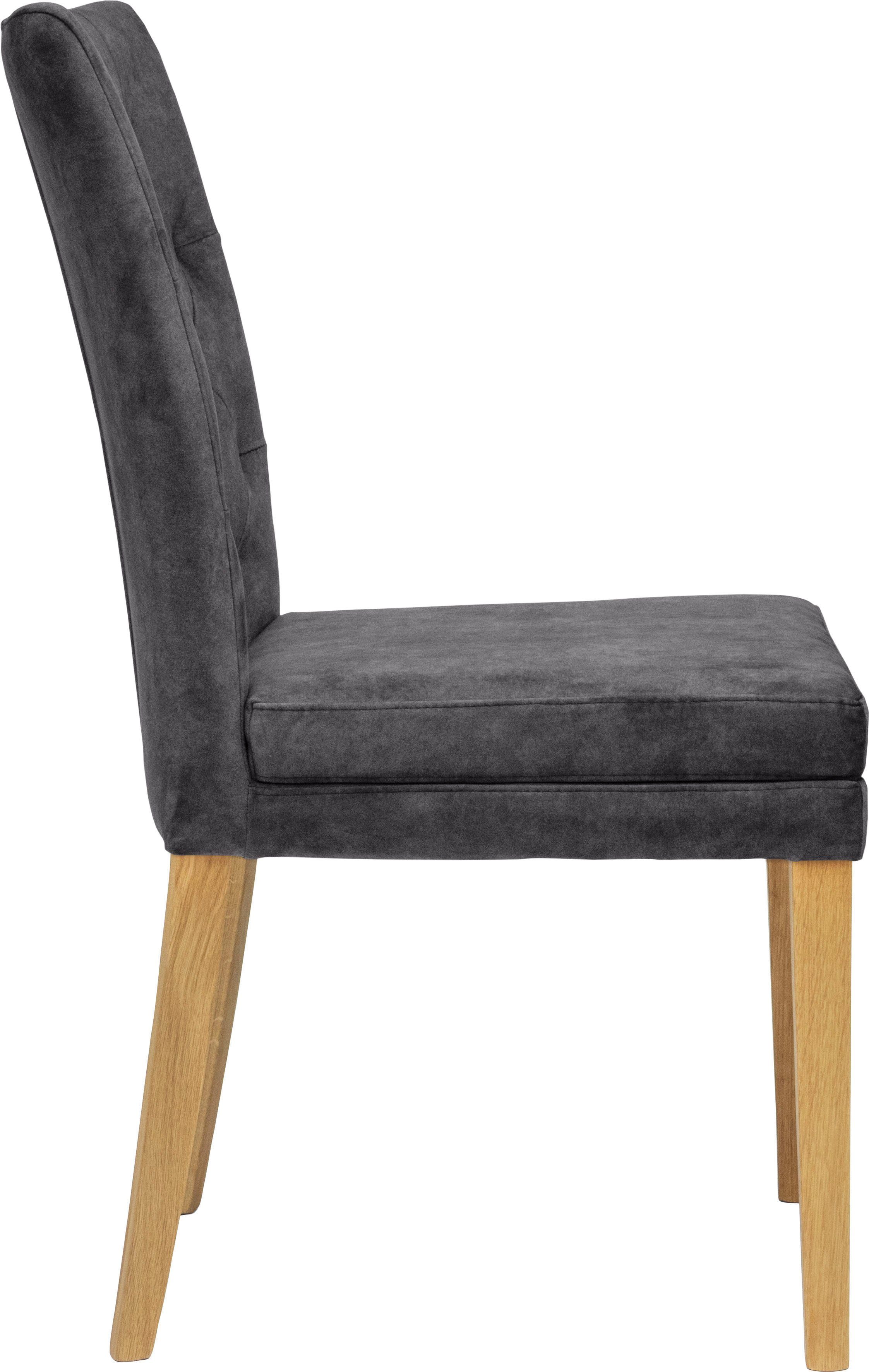Home affaire Eetkamerstoel Colorado BESTSELLER Polsterstoel Poten in eiken of noten. In set van 2, 4 of 6