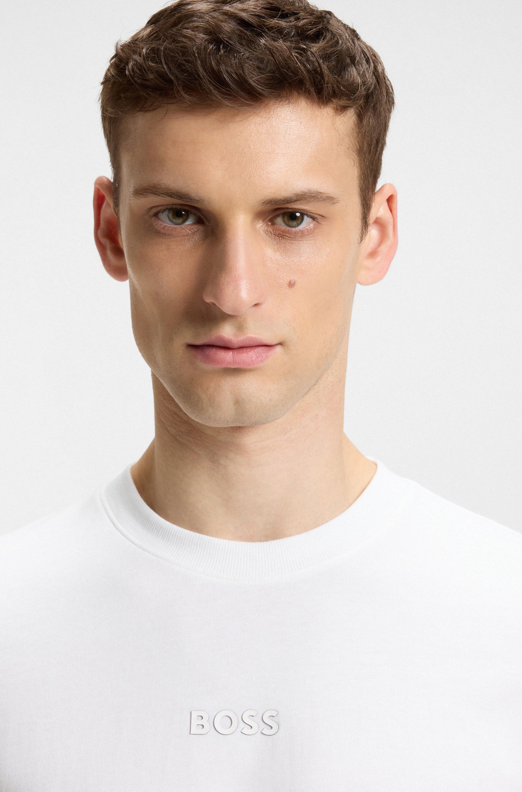 BOSS GREEN T-shirt Thee met een ronde hals