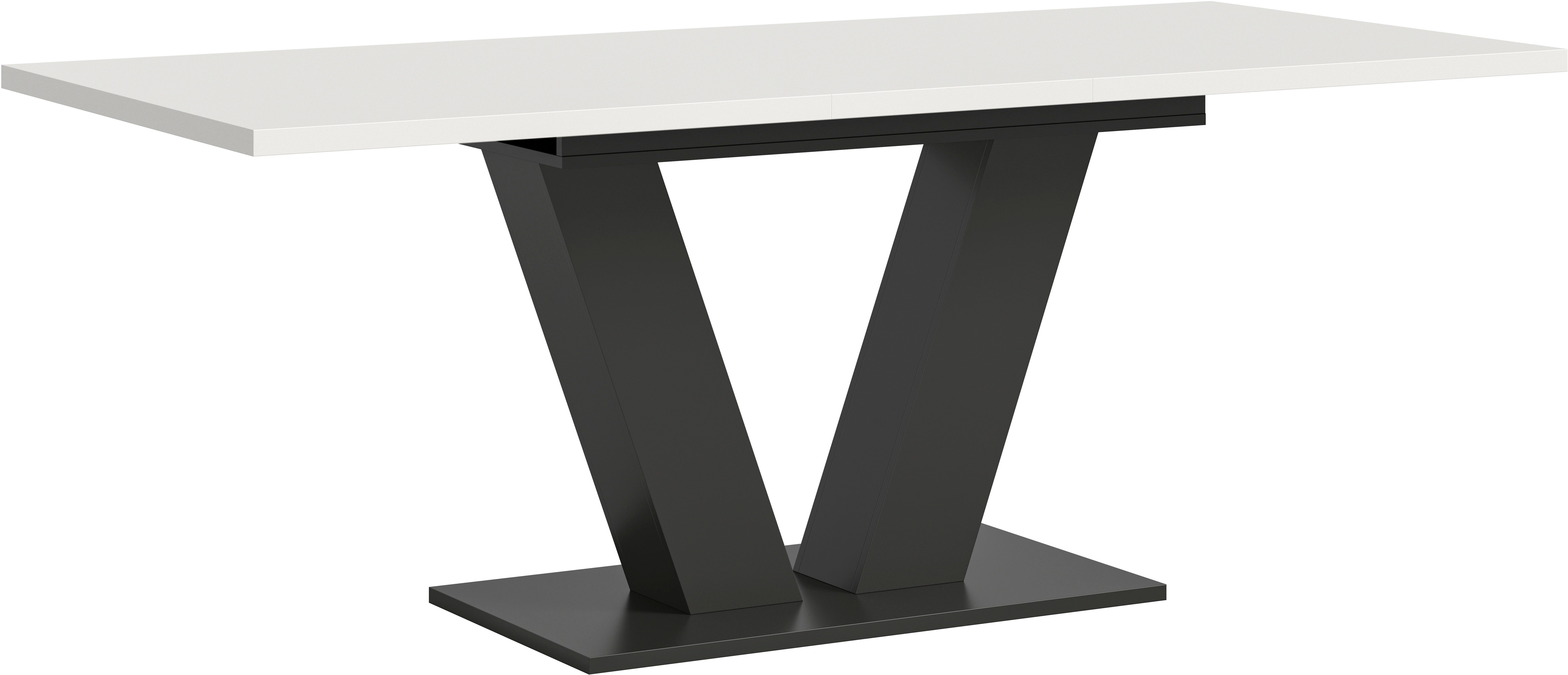 INOSIGN Eettafel Motus, uitschuifbaar 150 - 190 cm, inclusief 40 cm inlegplaat
