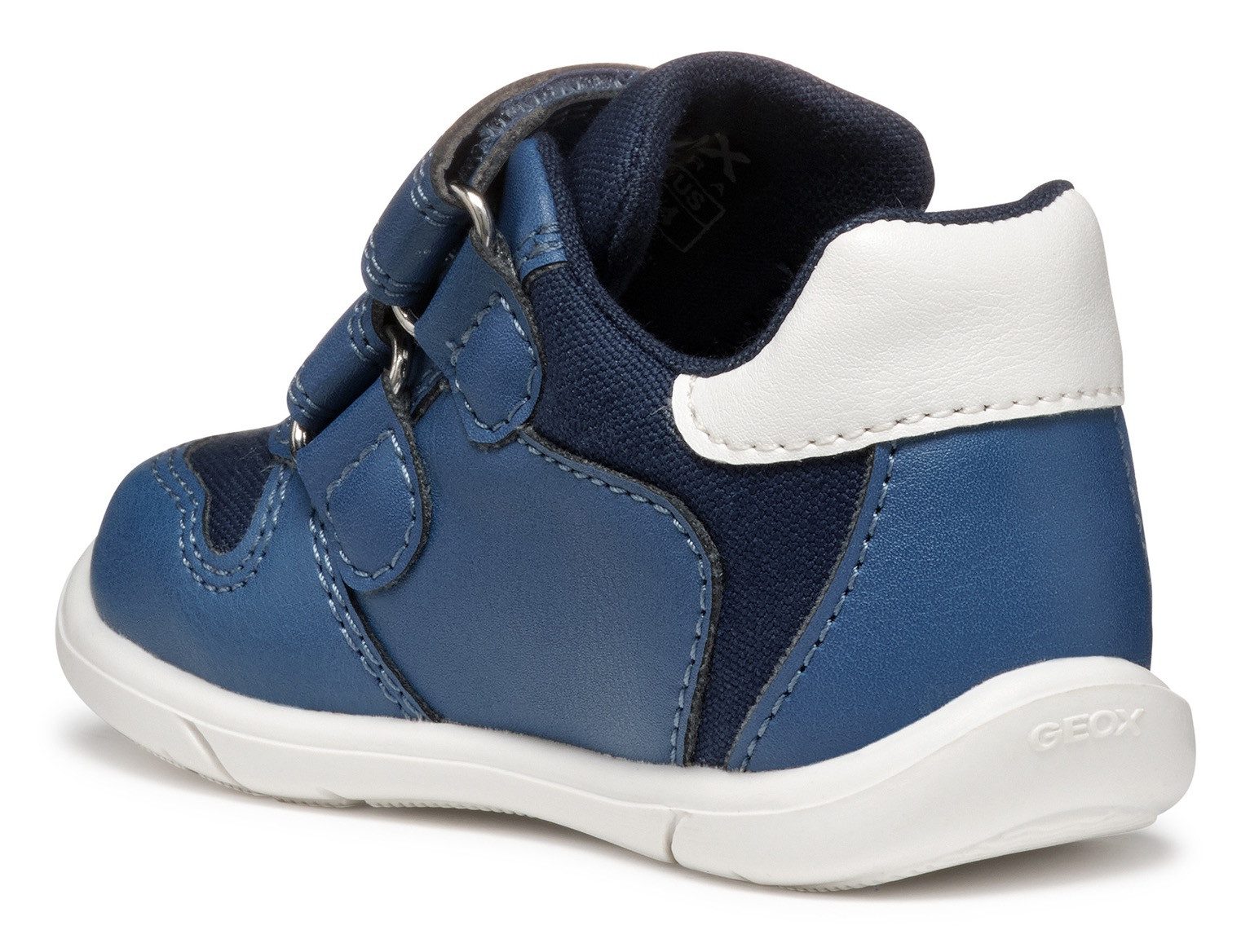 Geox Babyschoentjes B ZAPITO BOY , vrijetijdsschoen, babyschoen, klittenbandschoen met modieuze kleuraccent