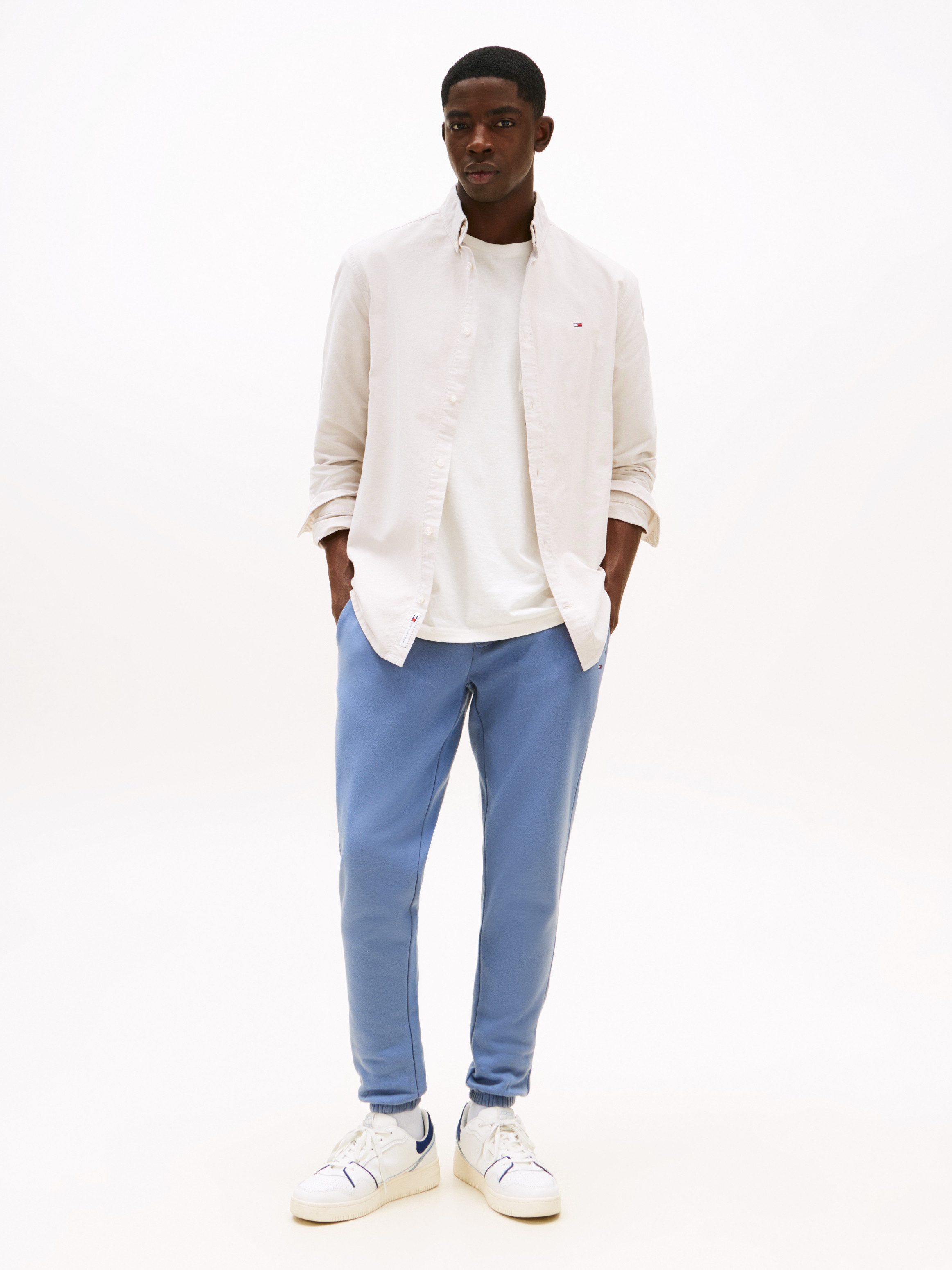 TOMMY JEANS Sweatbroek TJM SLIM S FLAG SWEATPANT