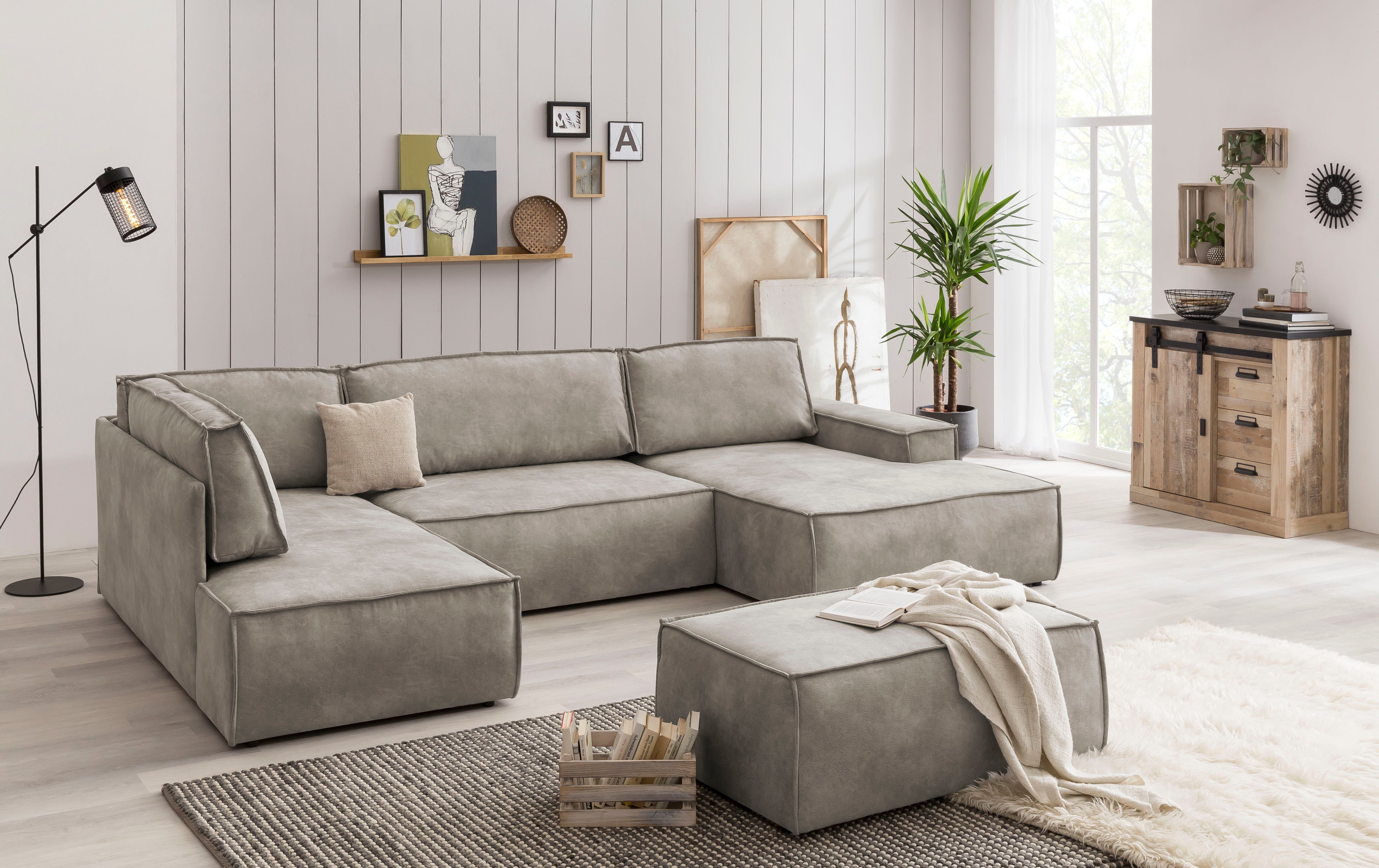 Home affaire Hocker Sherwood passend bij de bekleding van de sherwood-serie