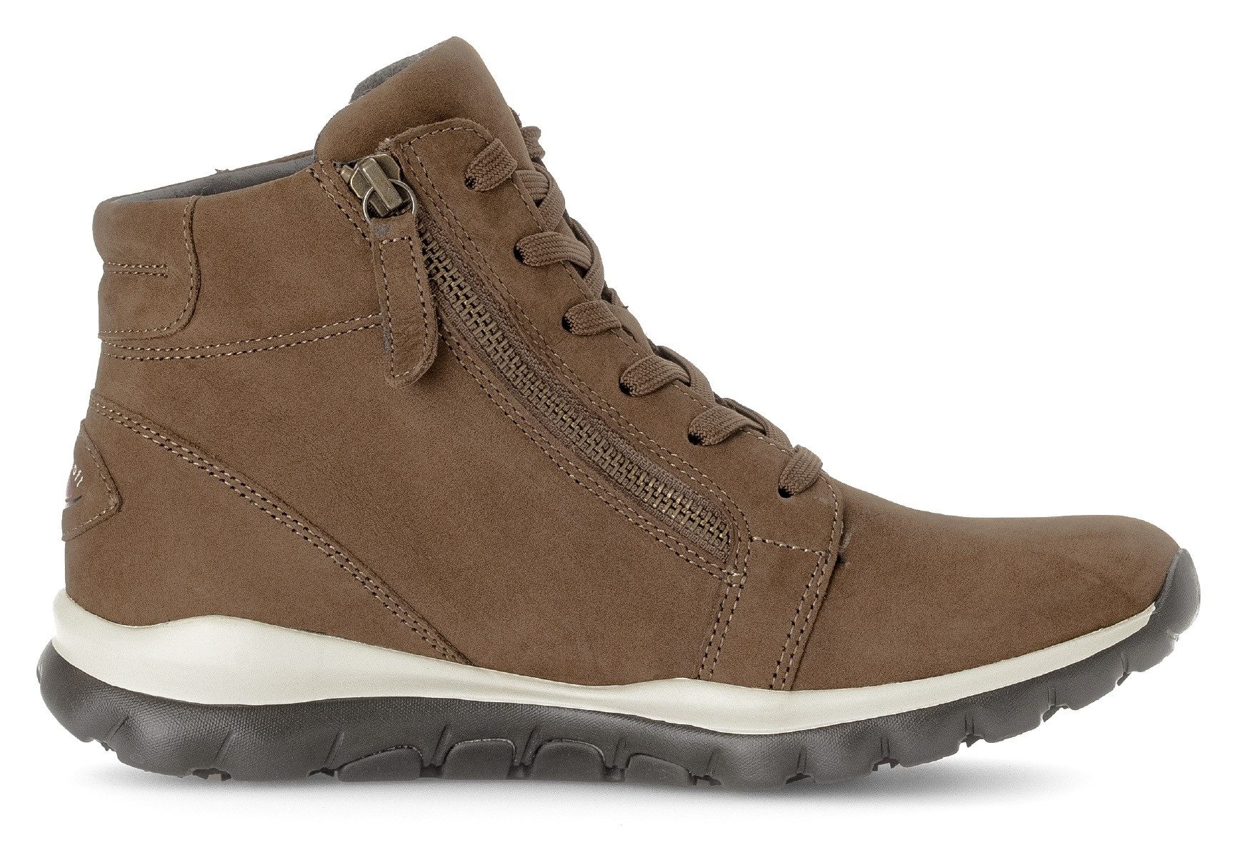 Gabor Rollingsoft Hoge veterschoenen met geprofileerde rubberzool