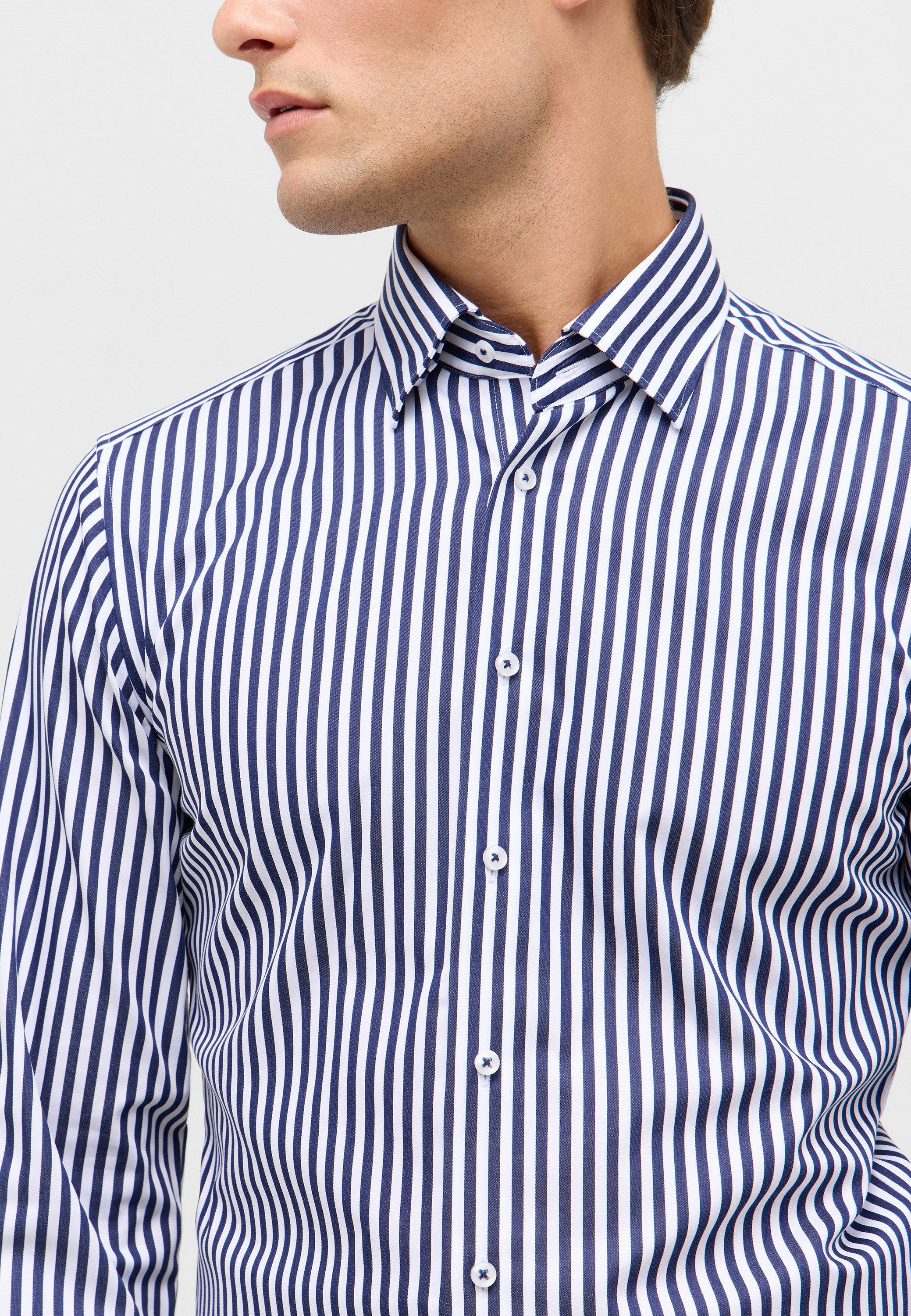 Eterna Overhemd met lange mouwen Slim fit NON IRON (strijkvrij)