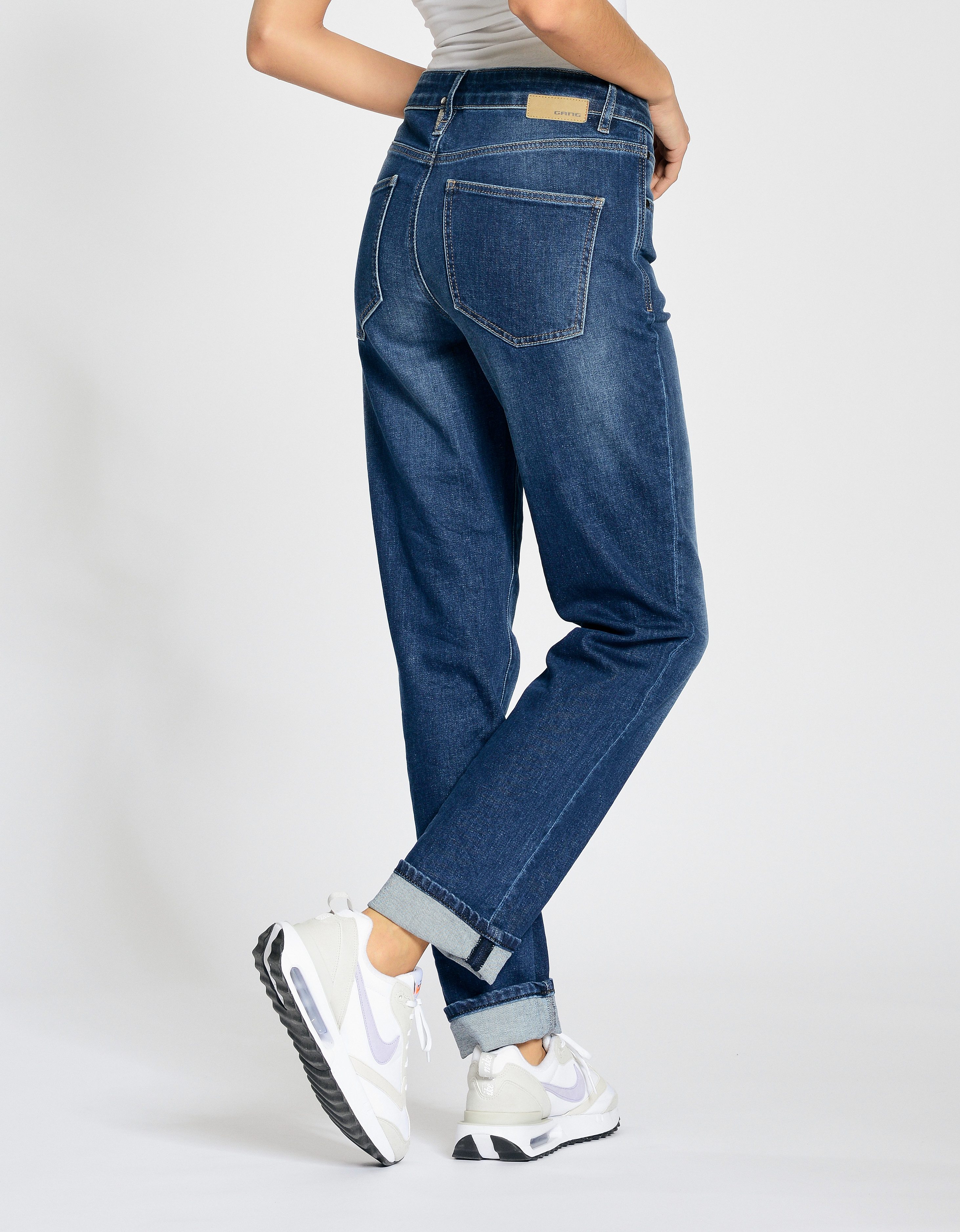 GANG Straight jeans 94SOLEY exclusief ontwerp zonder opgerolde pijpen