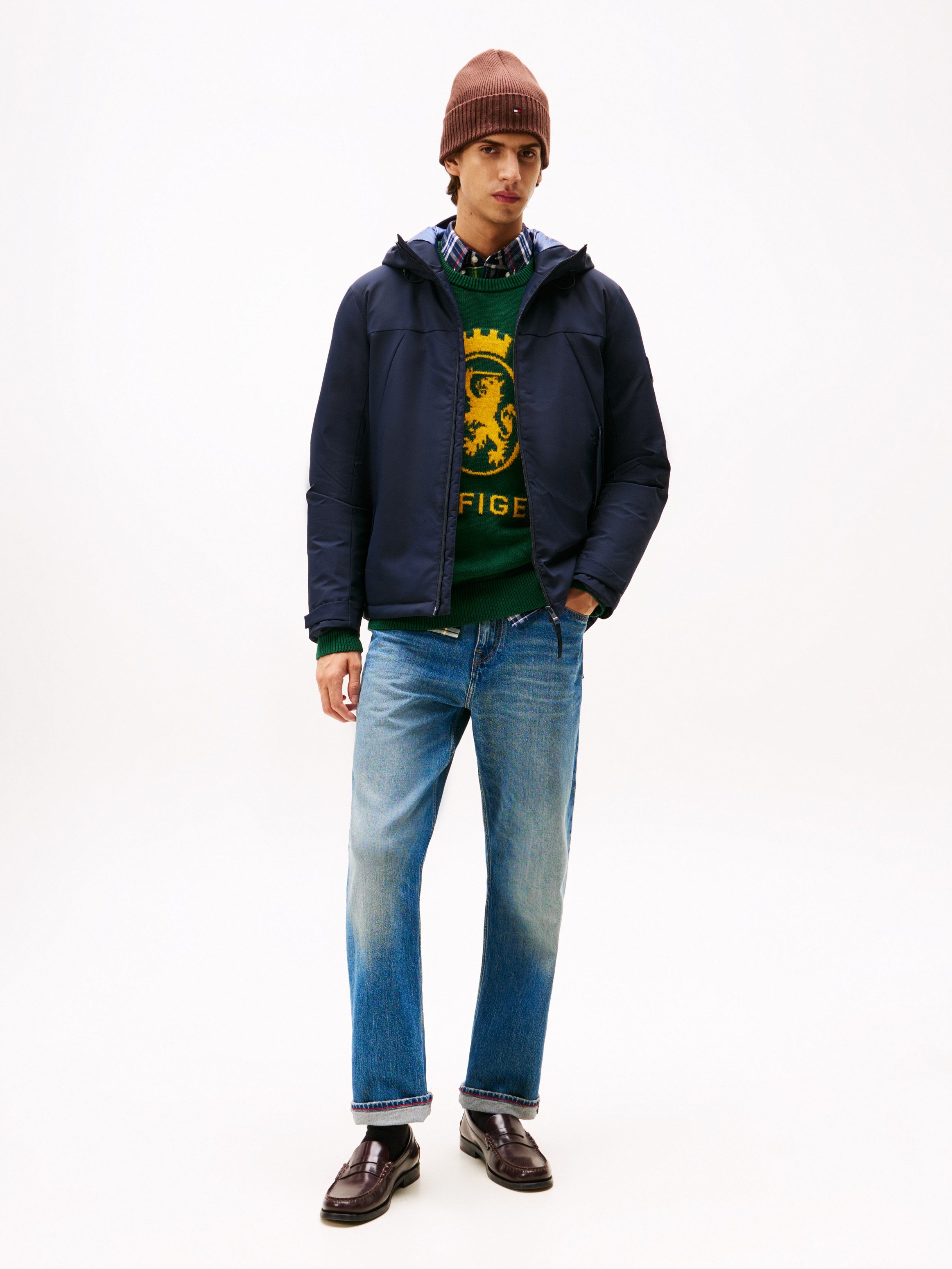 Tommy Hilfiger Functioneel jack TECH HOODED SHORT PADDED JACKET