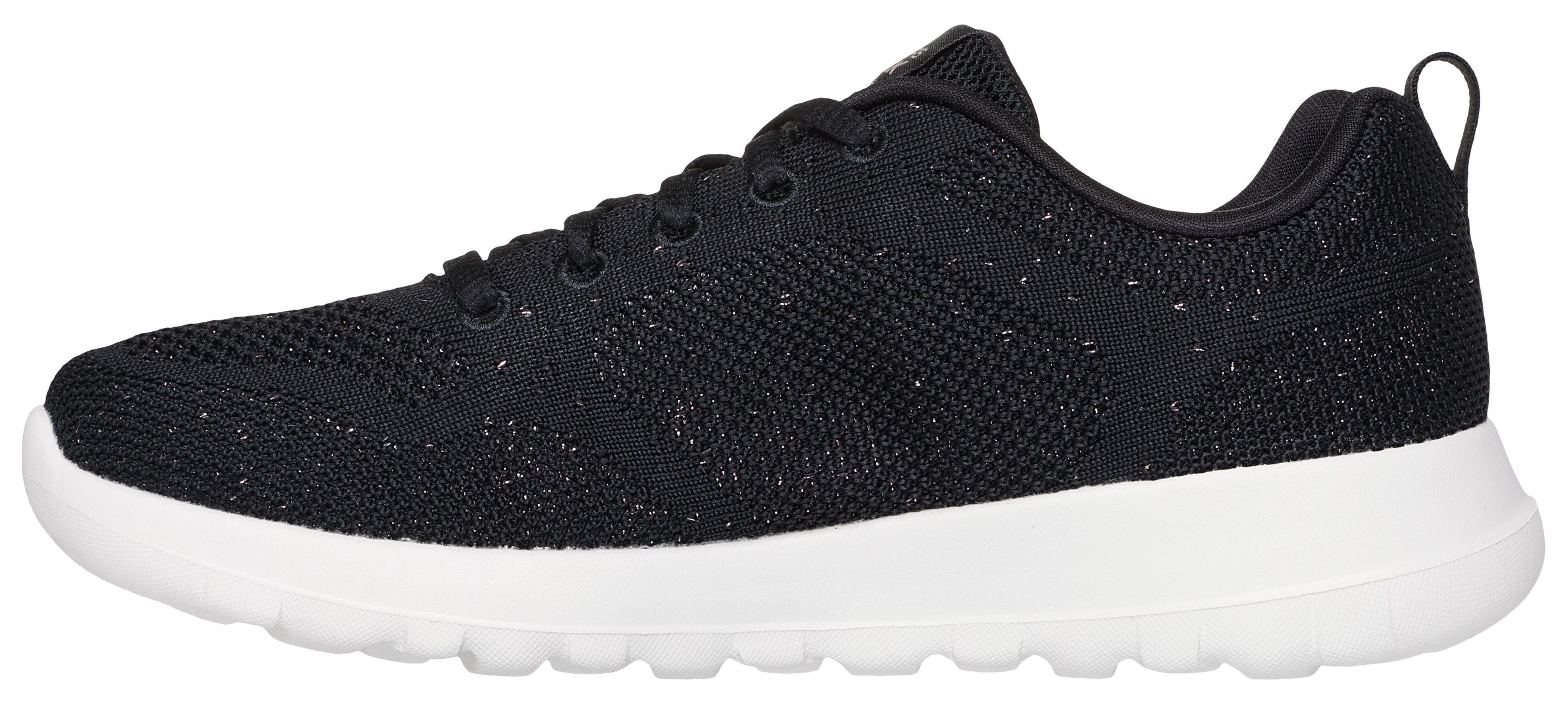 Skechers Sneakers GO WALK JOY-VIOLET , trainingsschoen, veterschoen met goga mat technologie