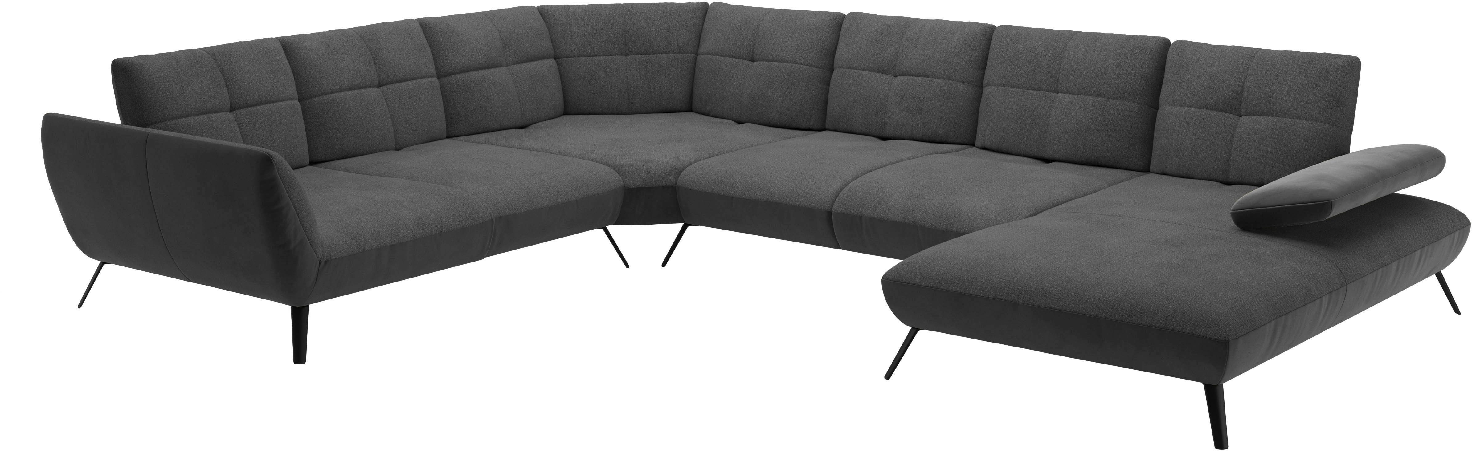 Places of Style Zithoek Mikado U-vorm incl. zitdiepteverstelling en armleuningverstelling