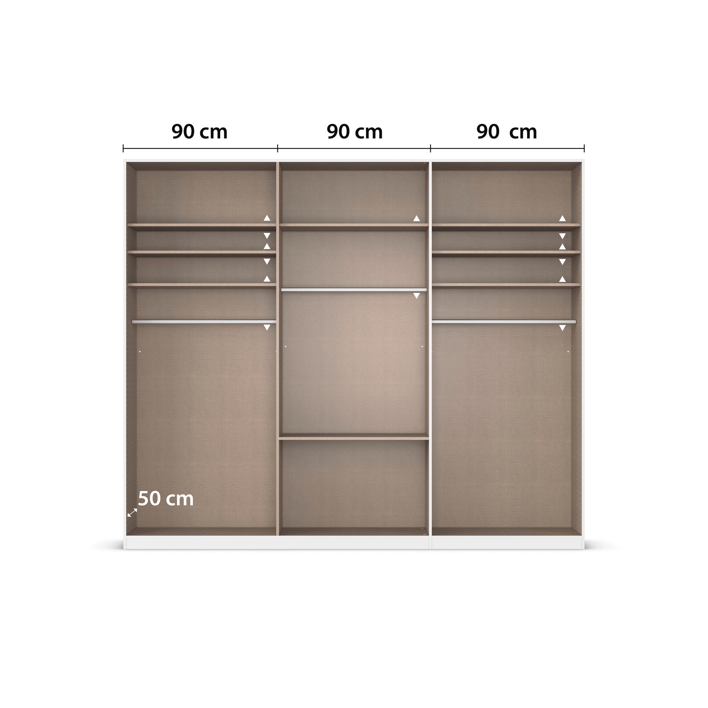 rauch Draaideurkast Kledingkasten kast garderobe AGORDO met glazen front
