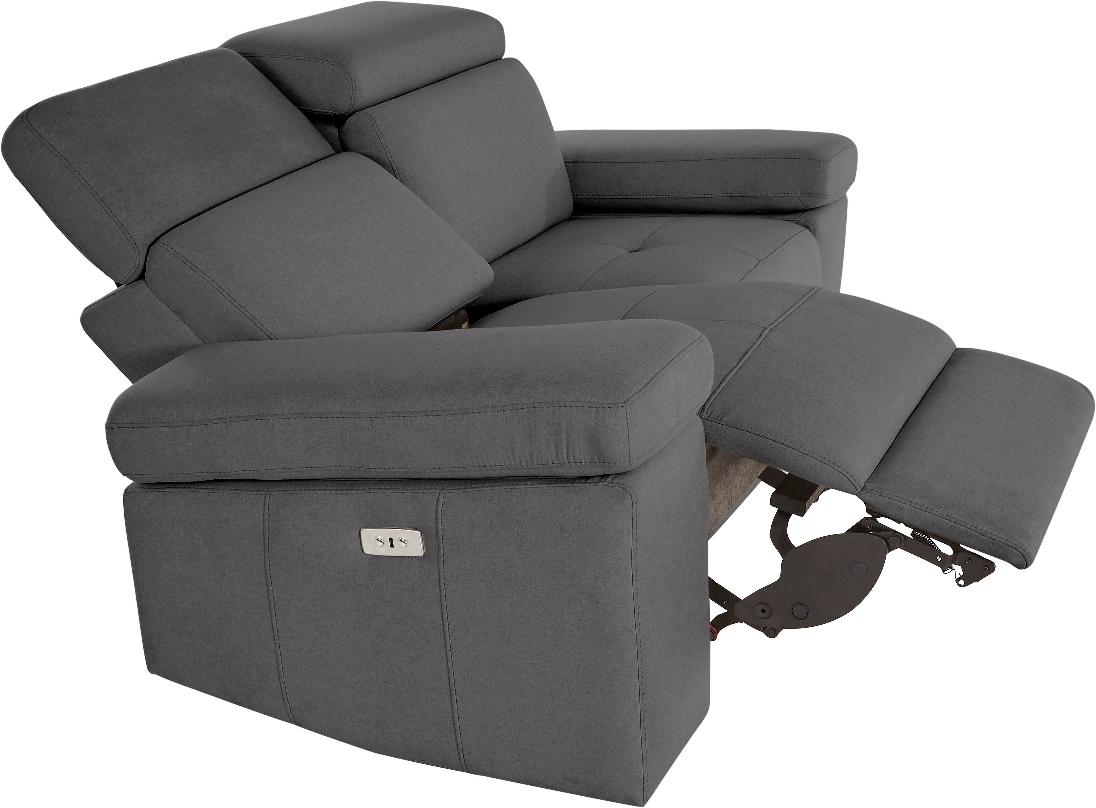 Places of Style Zithoek Kilado met relaxfunctie, verstelbare armleuning, verstelbare hoofdsteun